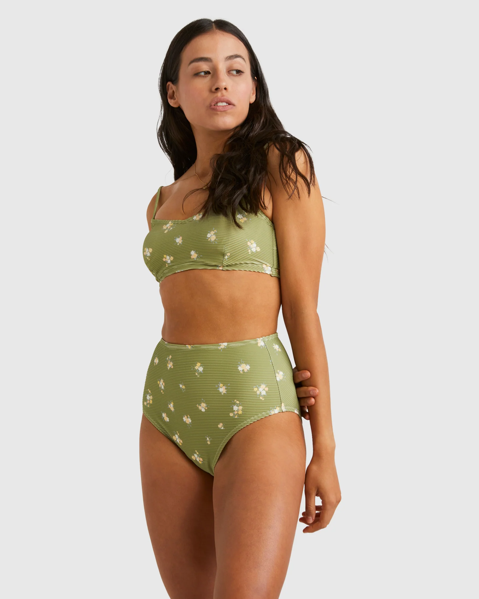 Womens Free Fallin High Retro Pant Bikini Bottom - Image 2