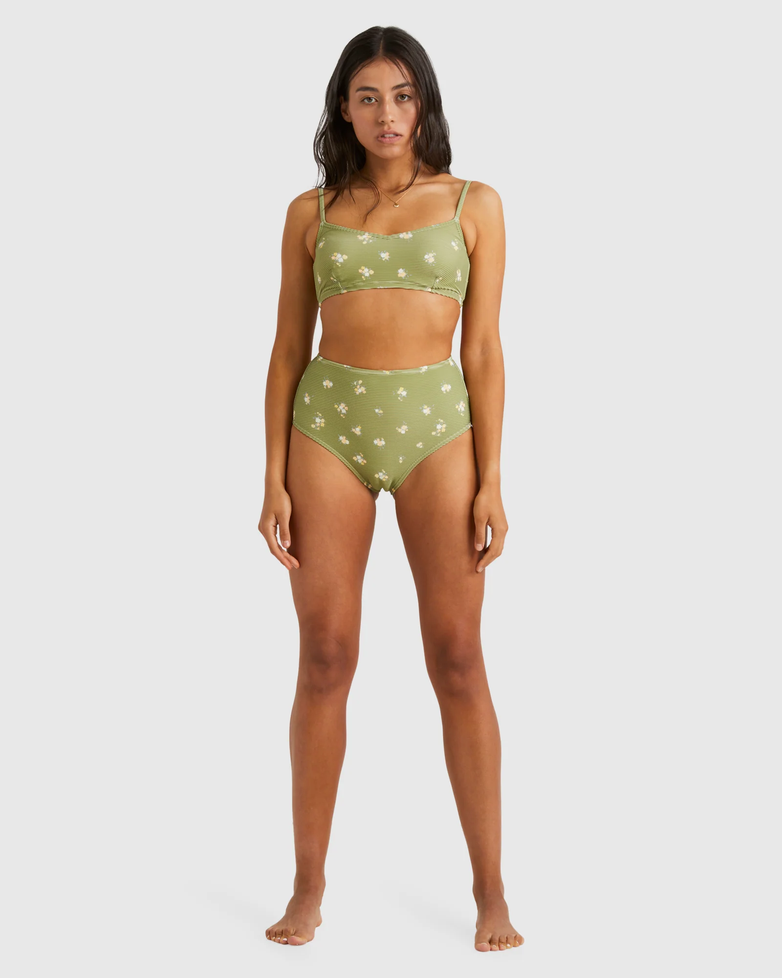 Womens Free Fallin High Retro Pant Bikini Bottom - Image 5
