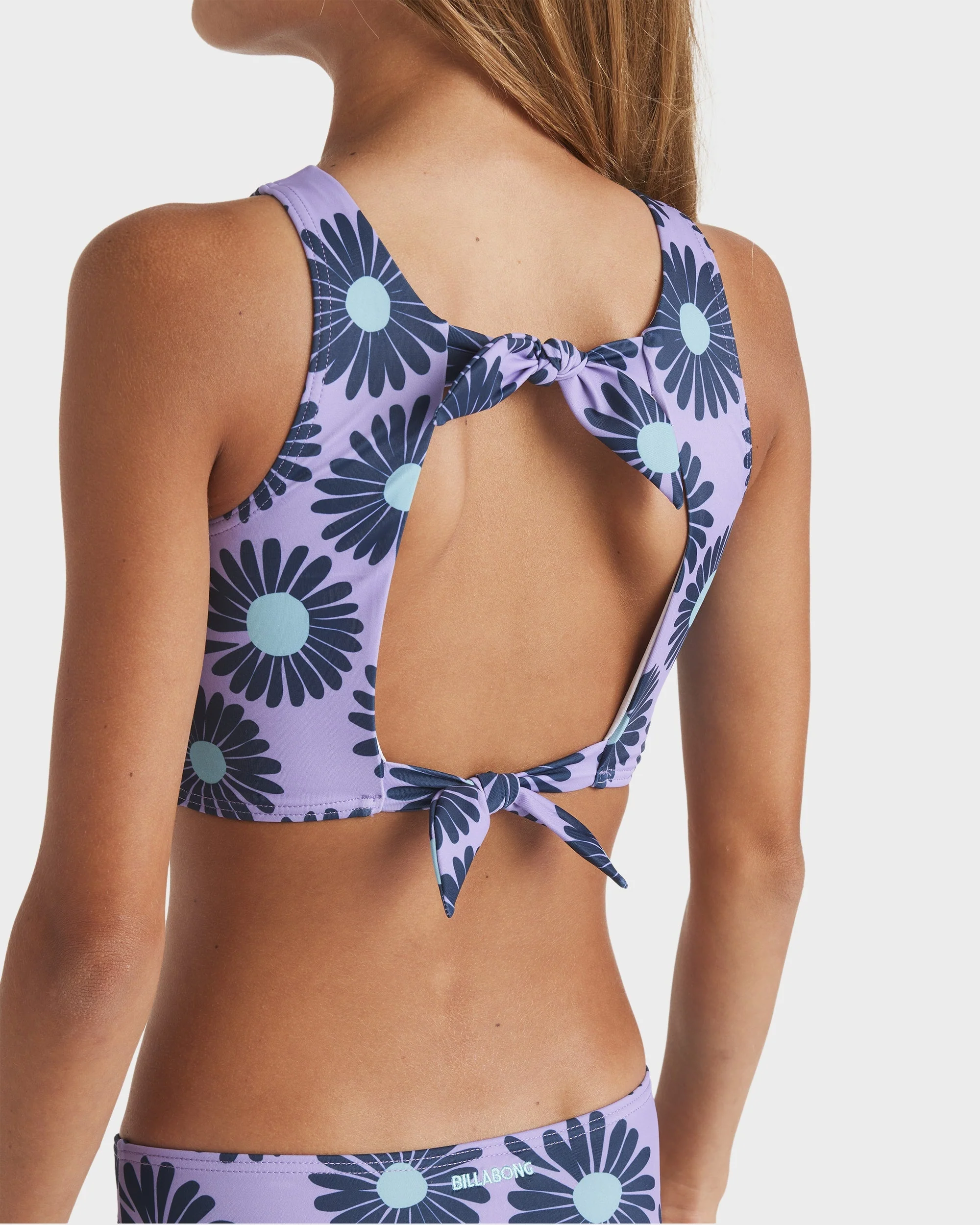 Girls 6-14 Fresh Daze High Neck Bikini Set - Image 4