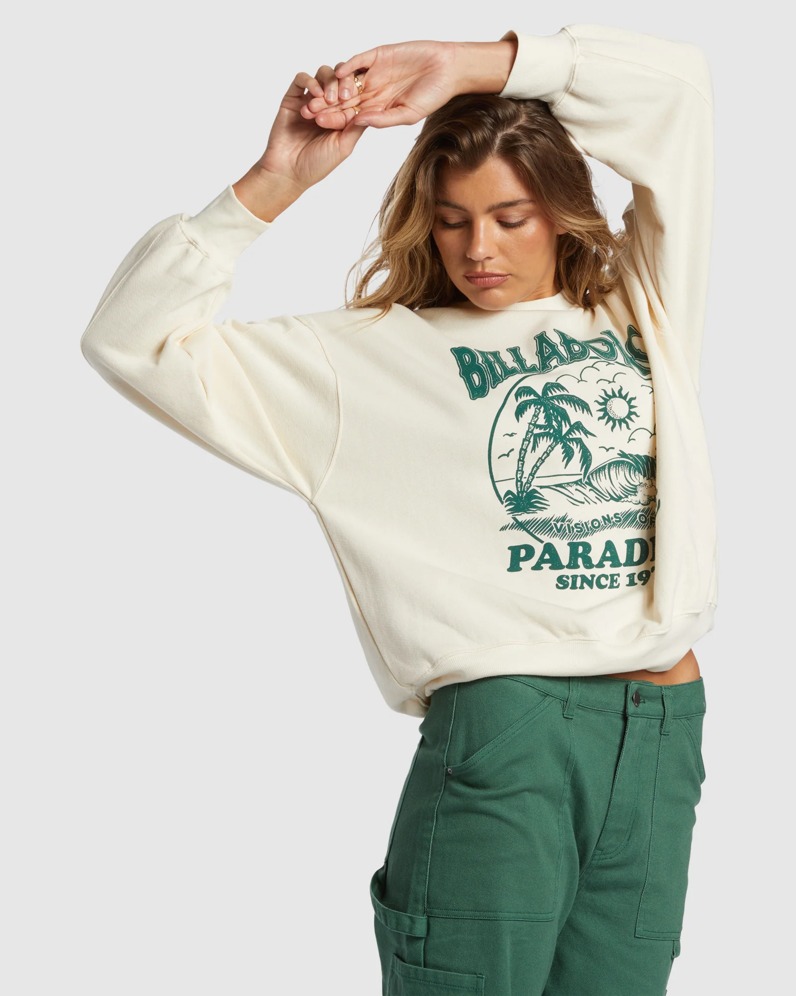 Womens Fresh Take Crew Neck - Image 2