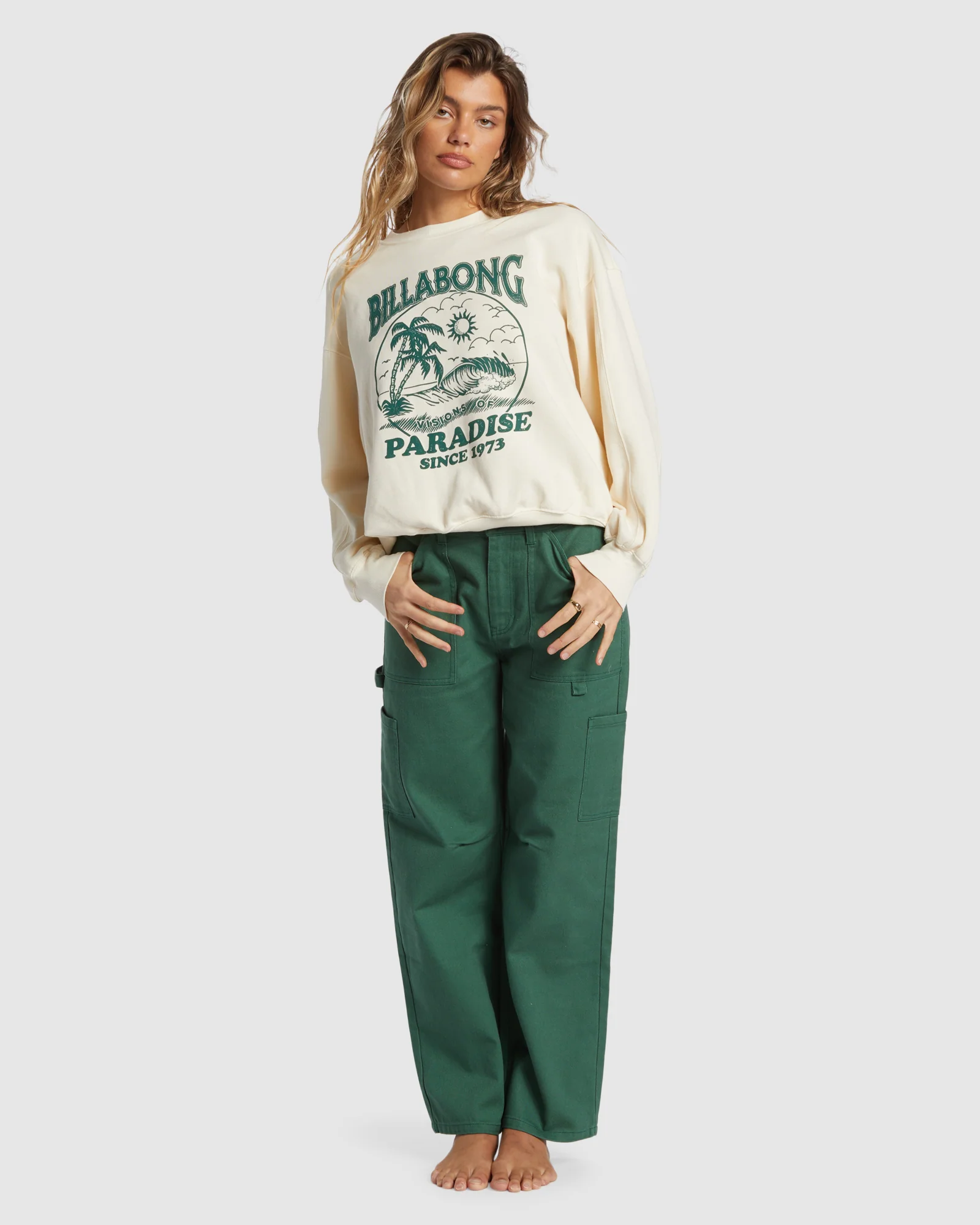 Womens Fresh Take Crew Neck - Image 5