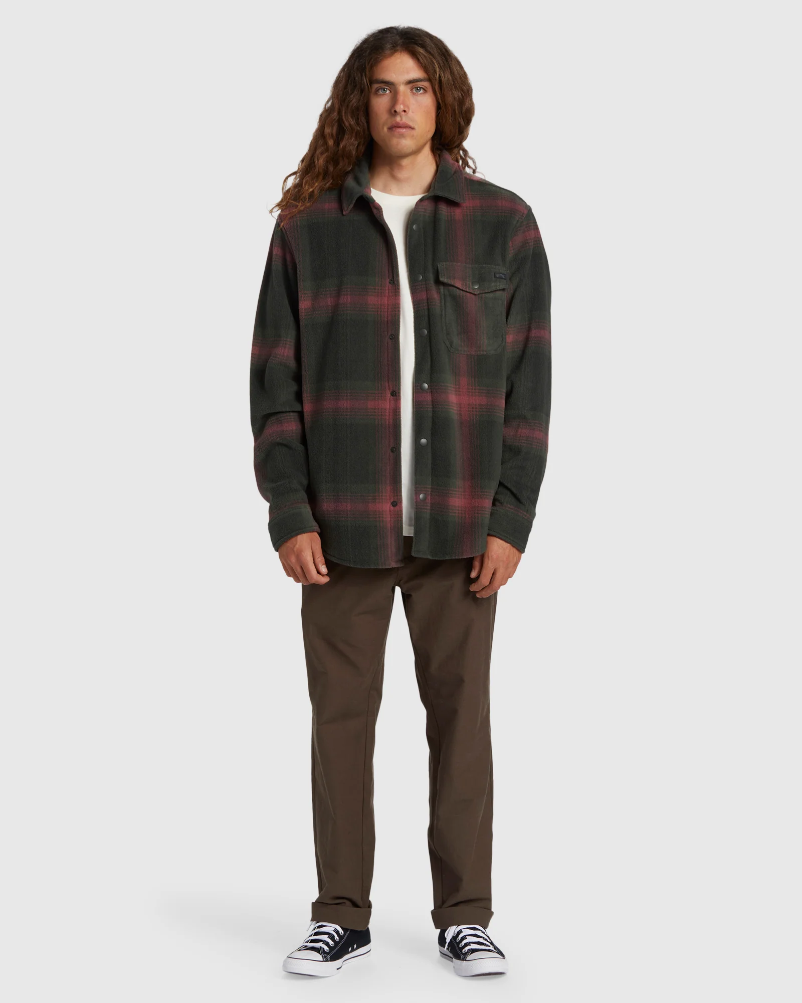 Mens A/Div Furnace Flannel Shirt - Image 5