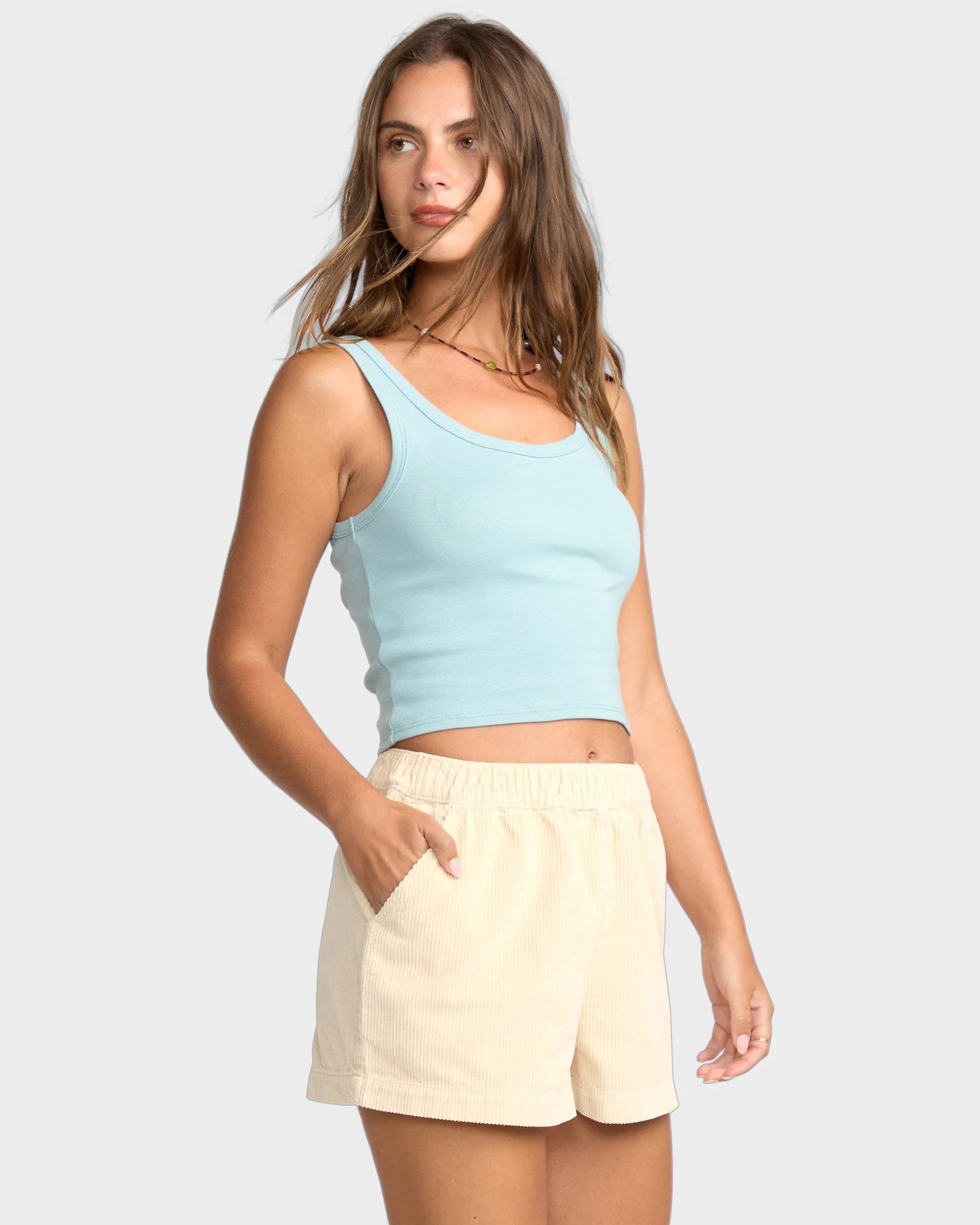 Womens Goddess Knit Tank Top - Image 4