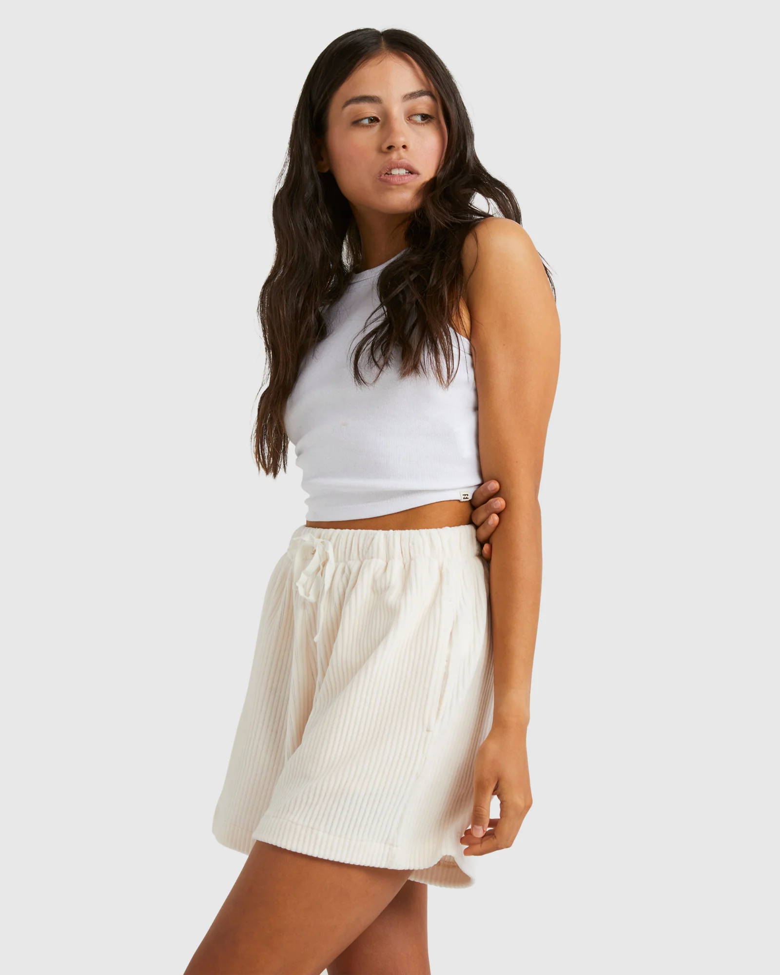 Womens Good Day 2 Elastic Waist Shorts - Image 2