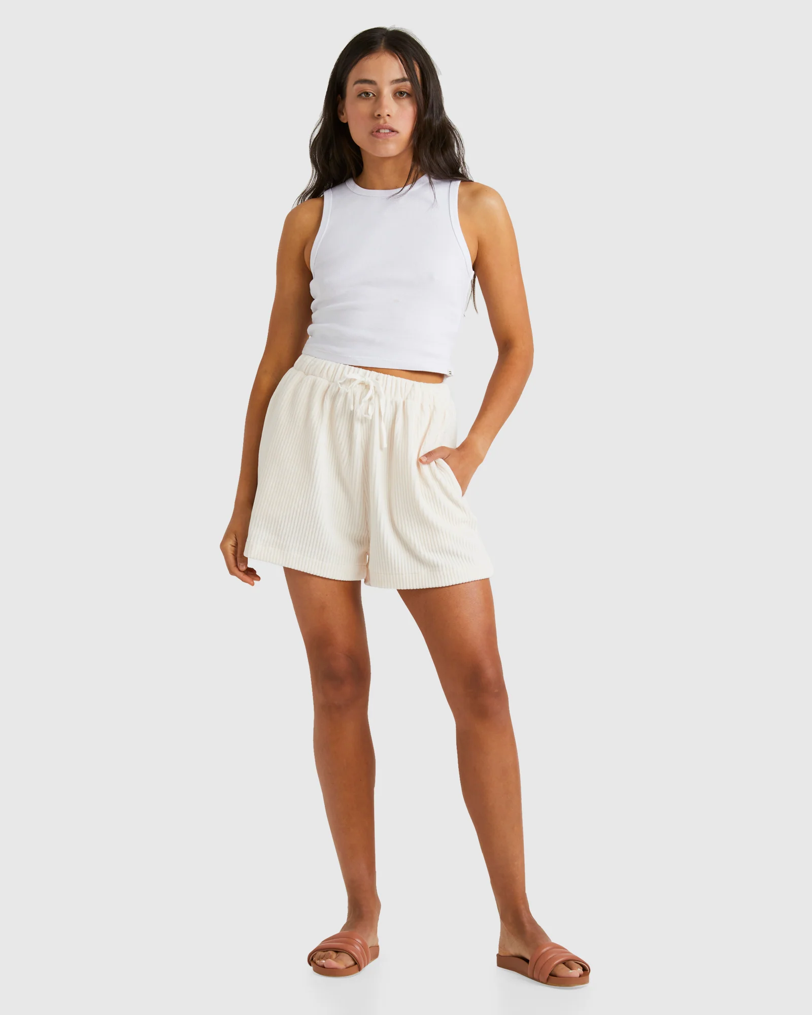 Womens Good Day 2 Elastic Waist Shorts - Image 5