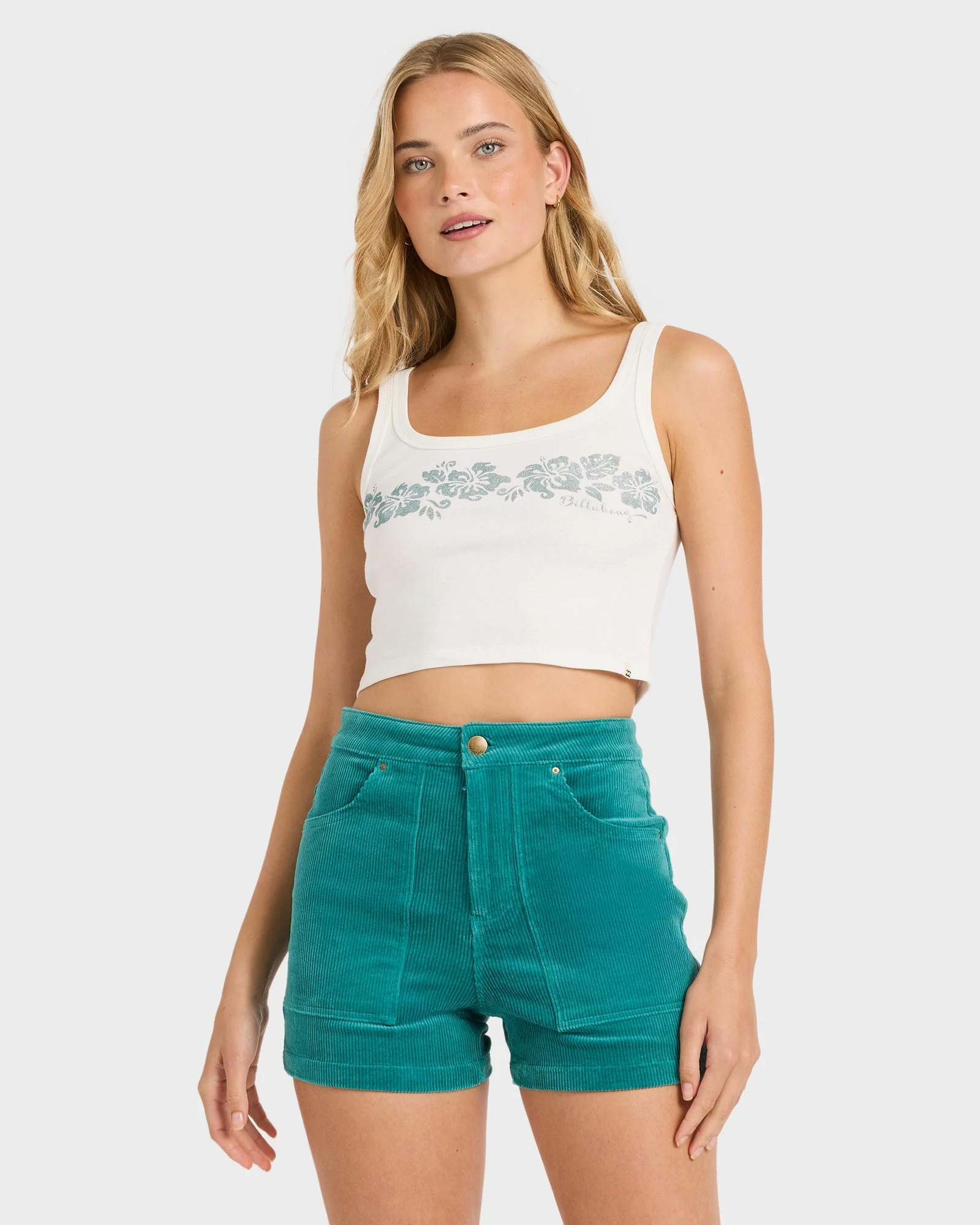 Womens The Good Era Corduroy Shorts - Image 2