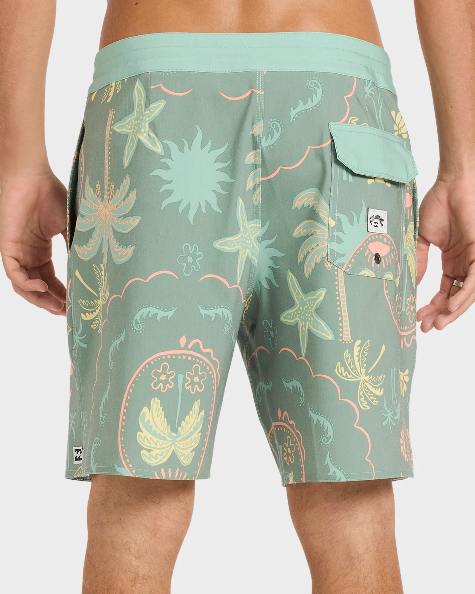 Mens Good Times Lo Tides 17.5" Boardshorts - Image 5