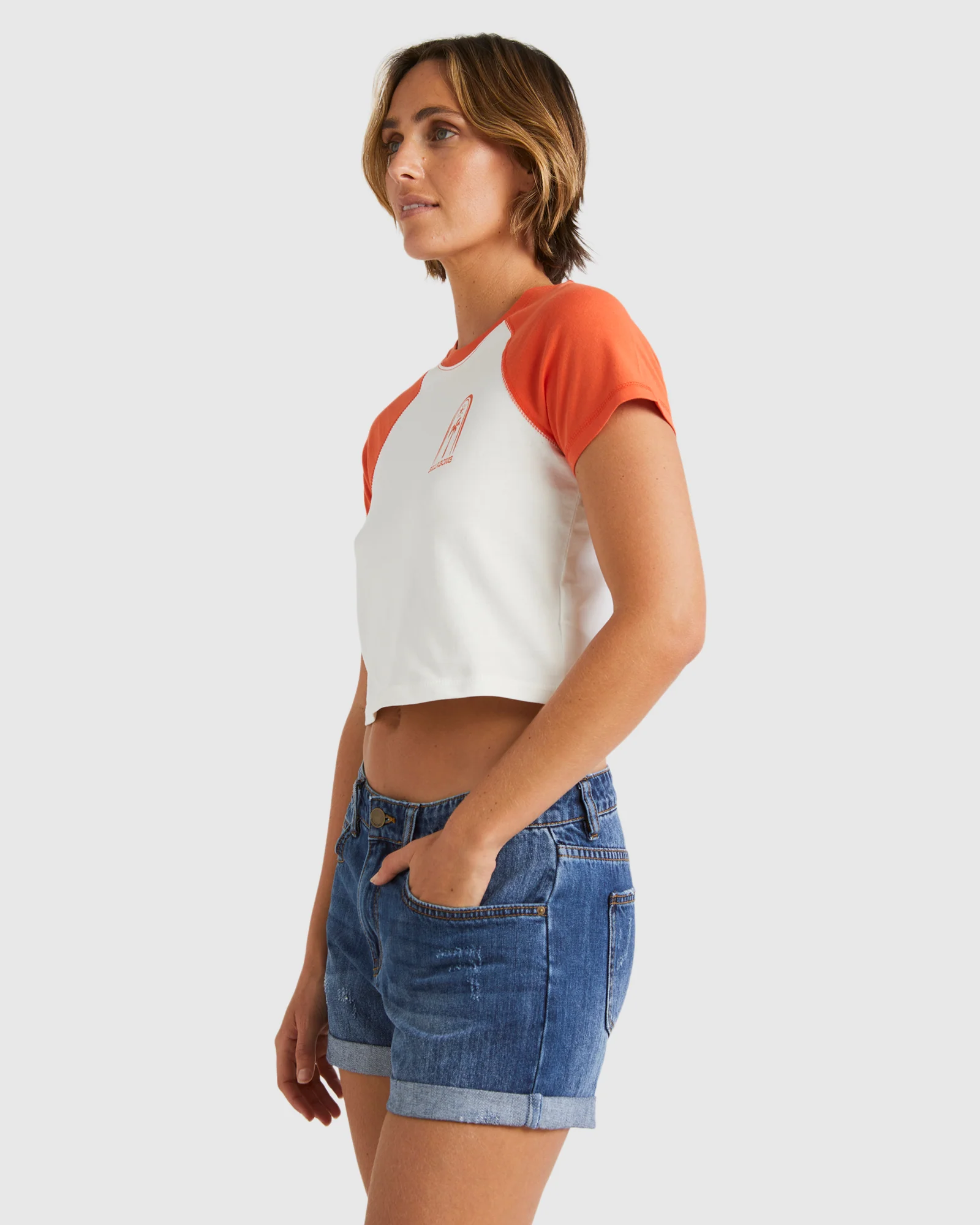 Womens Good Times Ringer T-Shirt - Image 2