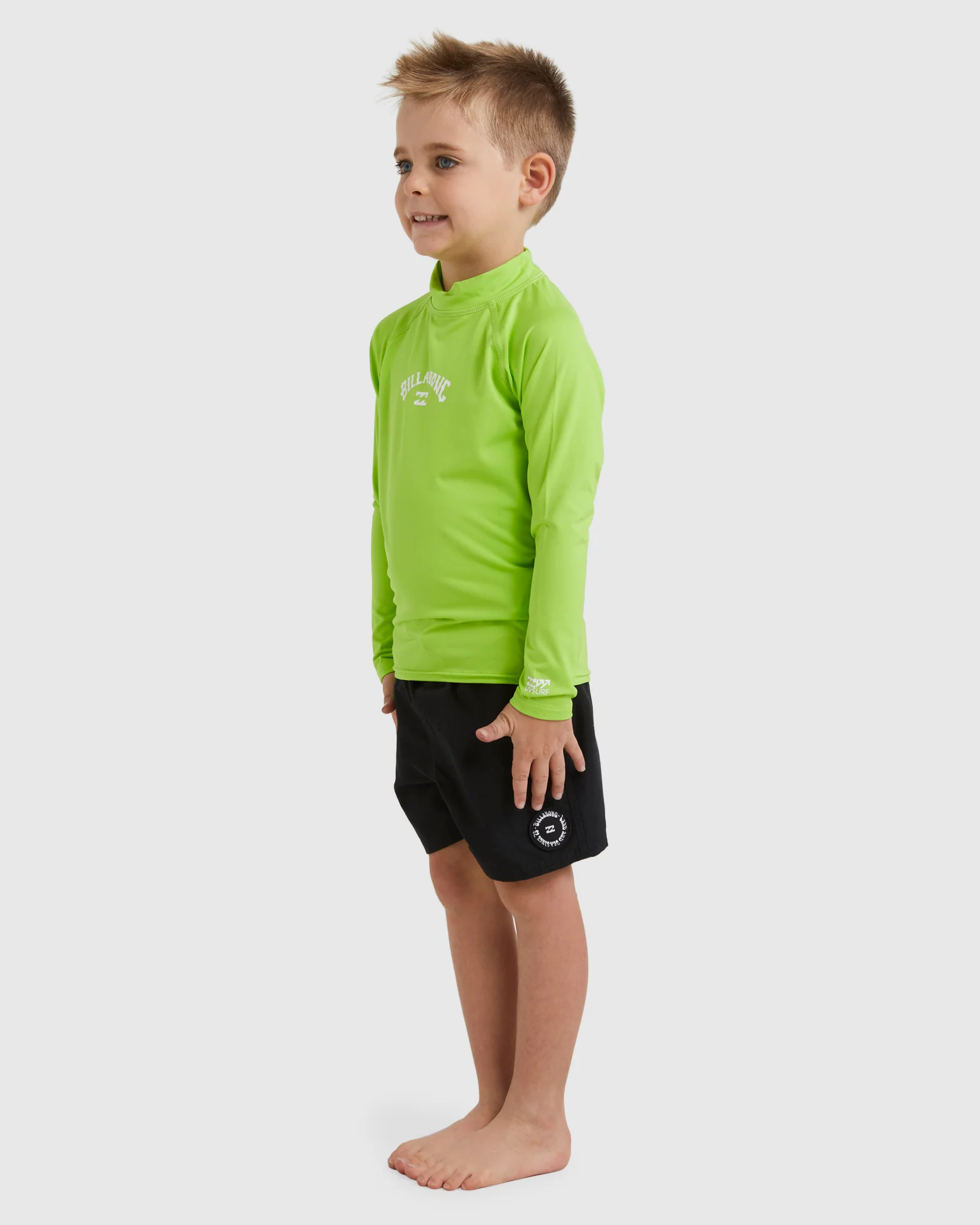 Boys 0-7 All Day Arch Long Sleeve Rash Vest - Image 2