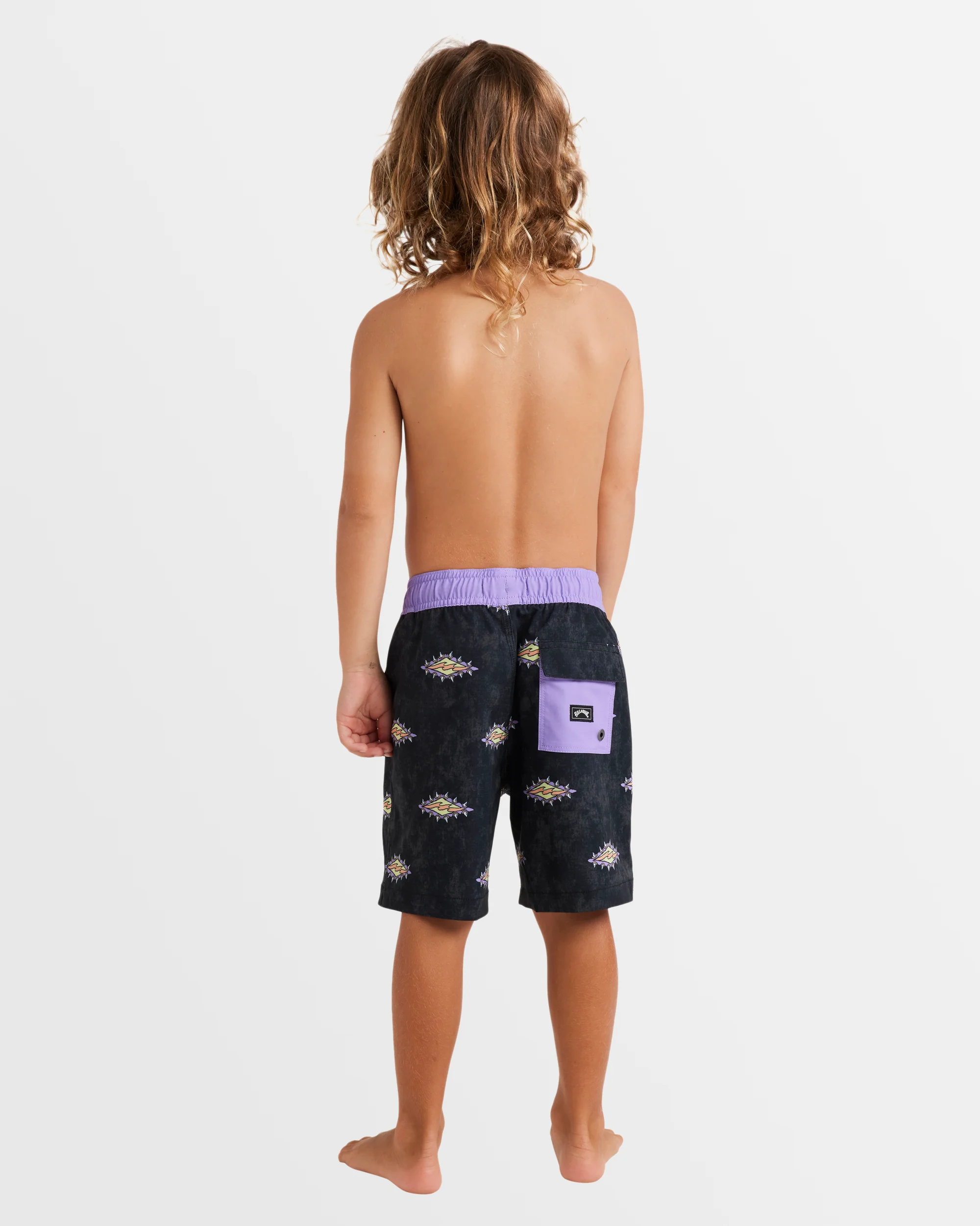 Boys 0-7 Diamond Grit Layback 13" Boardshorts - Image 3