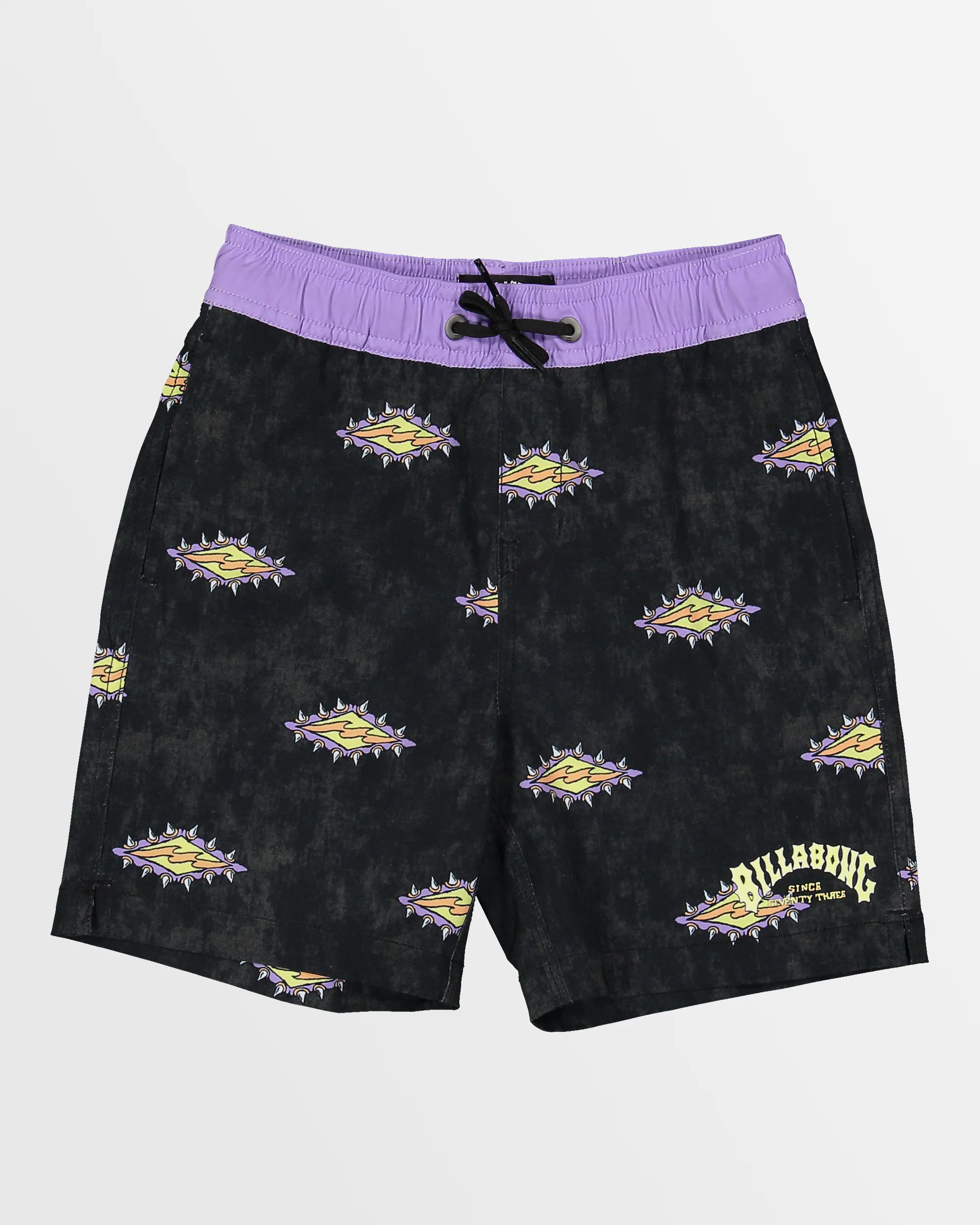 Boys 0-7 Diamond Grit Layback 13" Boardshorts - Image 5