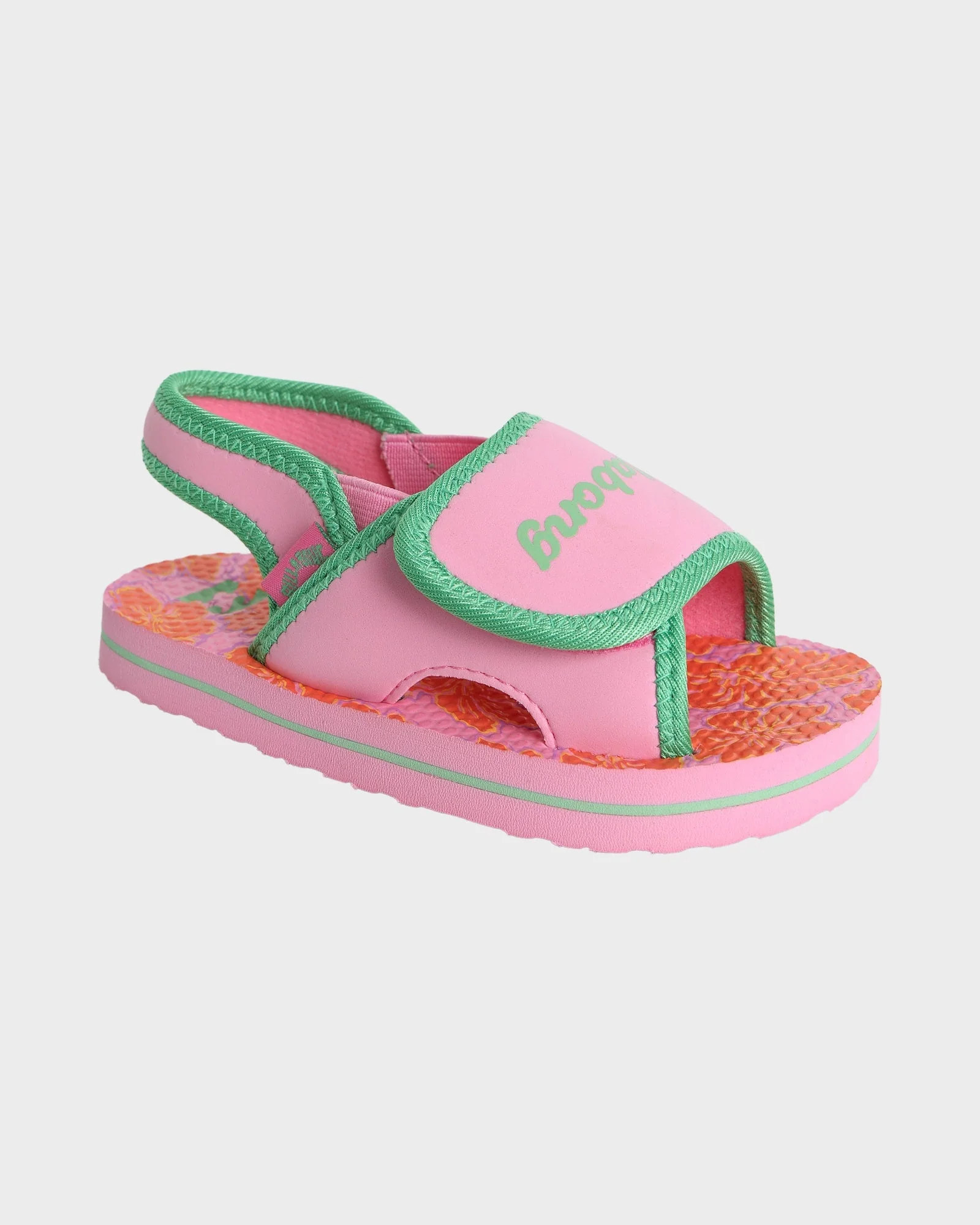 Girls 0-5 Happy Hibiscus Slides - Image 2