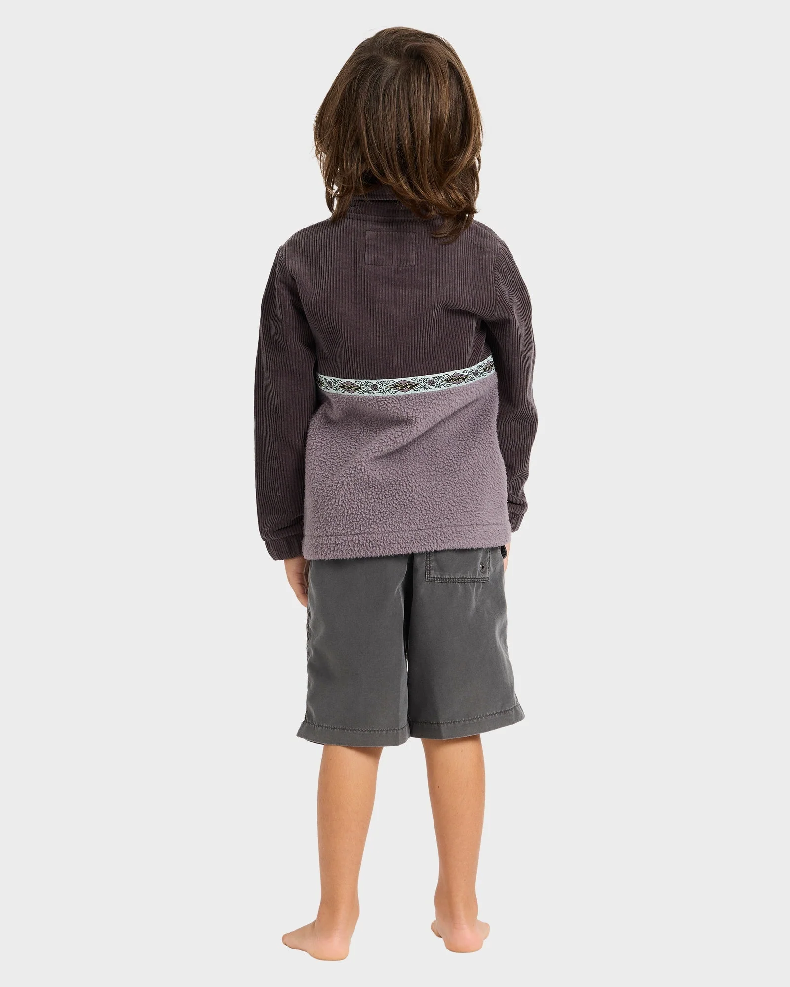 Boys 0-7 Space Lobster Half Zip Fleece Pullover - Image 2