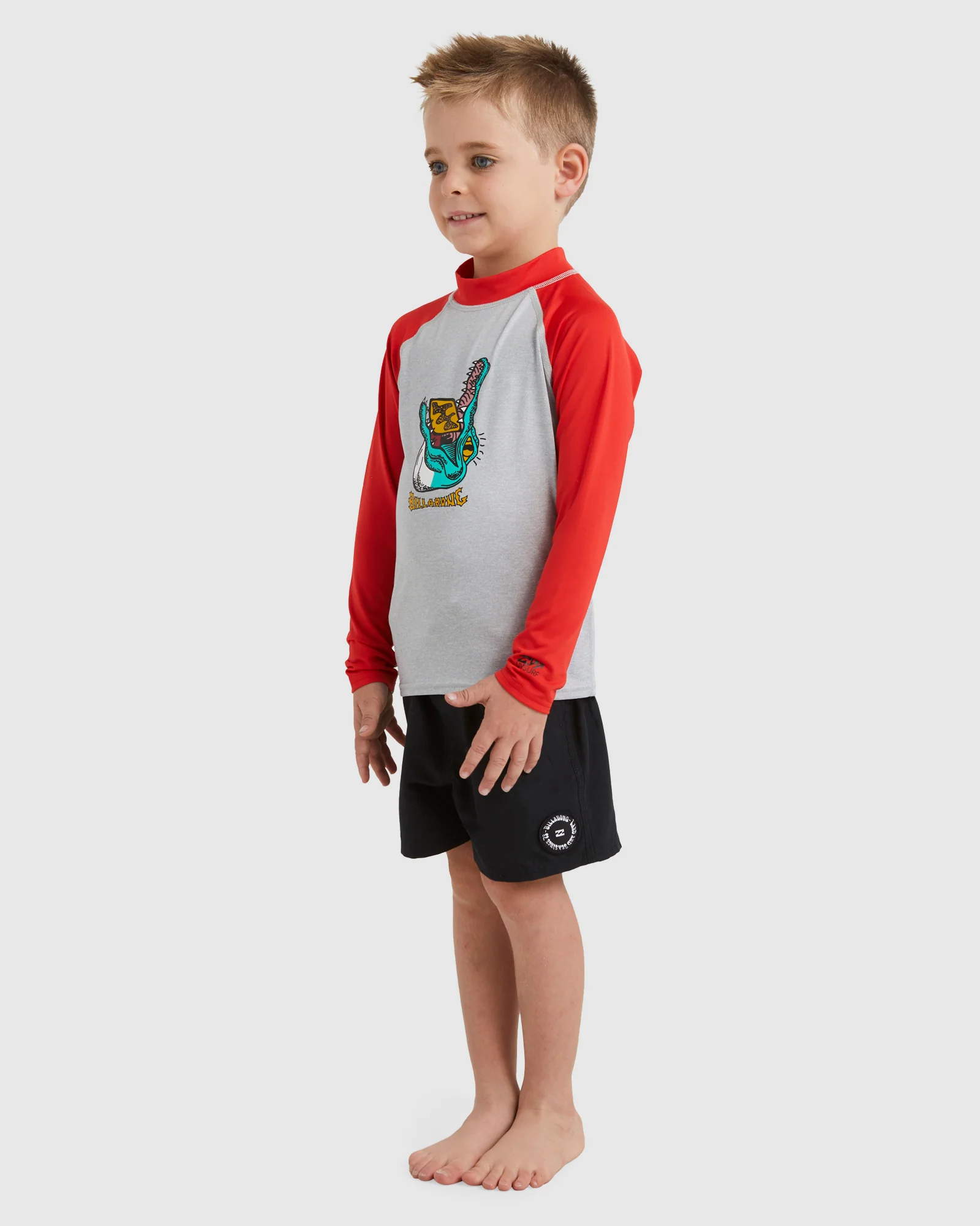 Boys 0-7 Straya Long Sleeve Rash Vest - Image 2