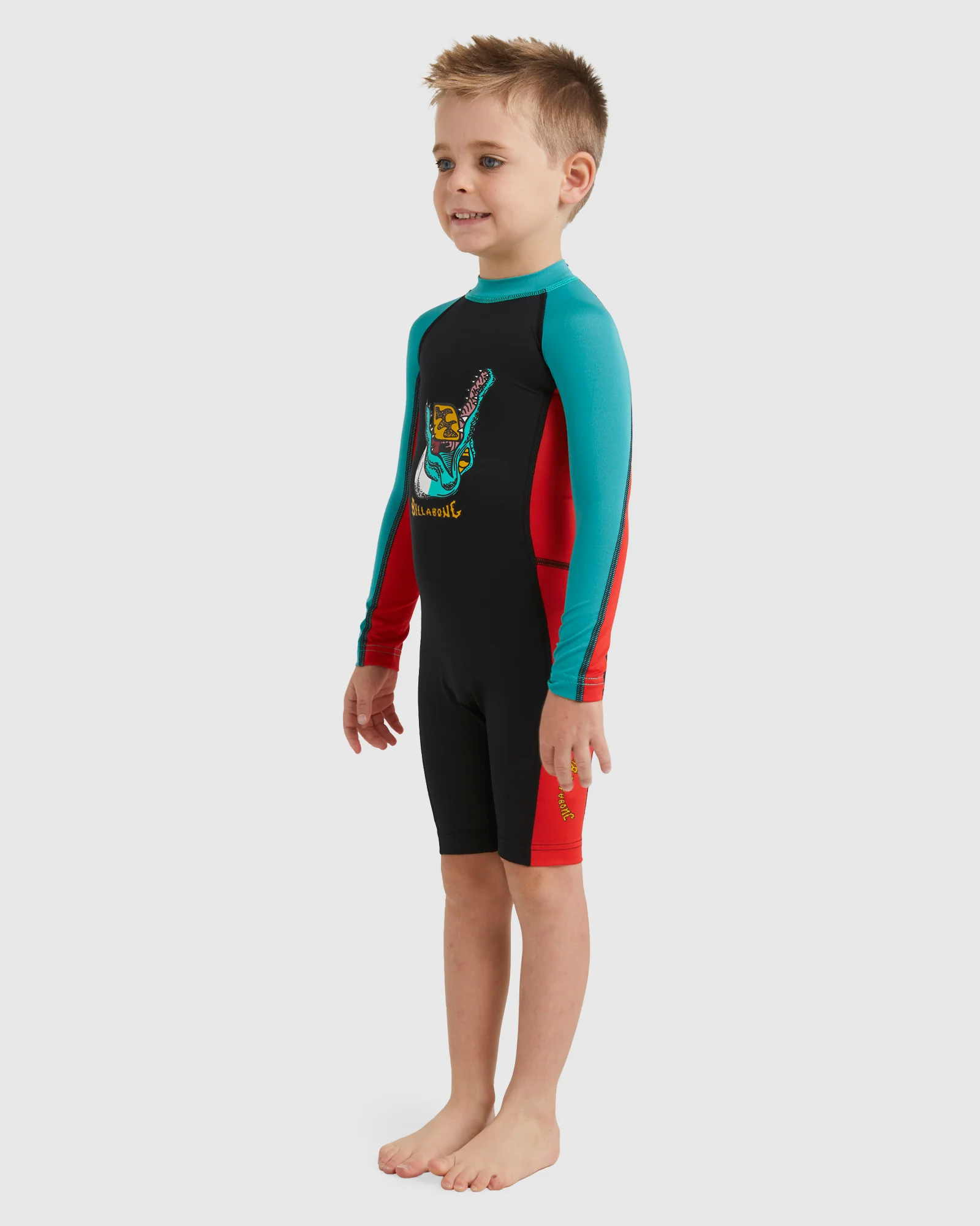 Boys 0-7 Straya Long Sleeve Rash Vest - Image 2