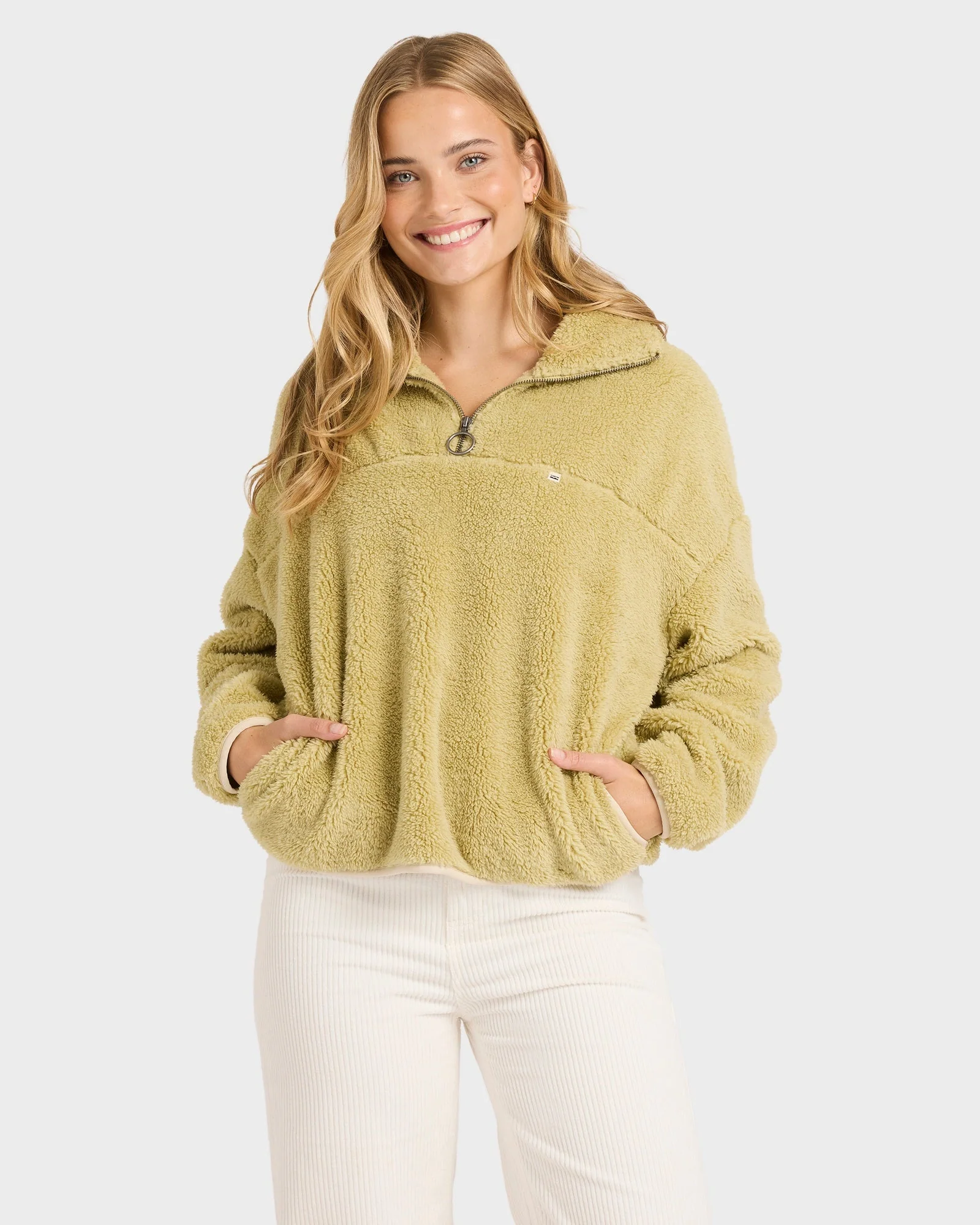 Womens Groovin Half Zip Pullover
