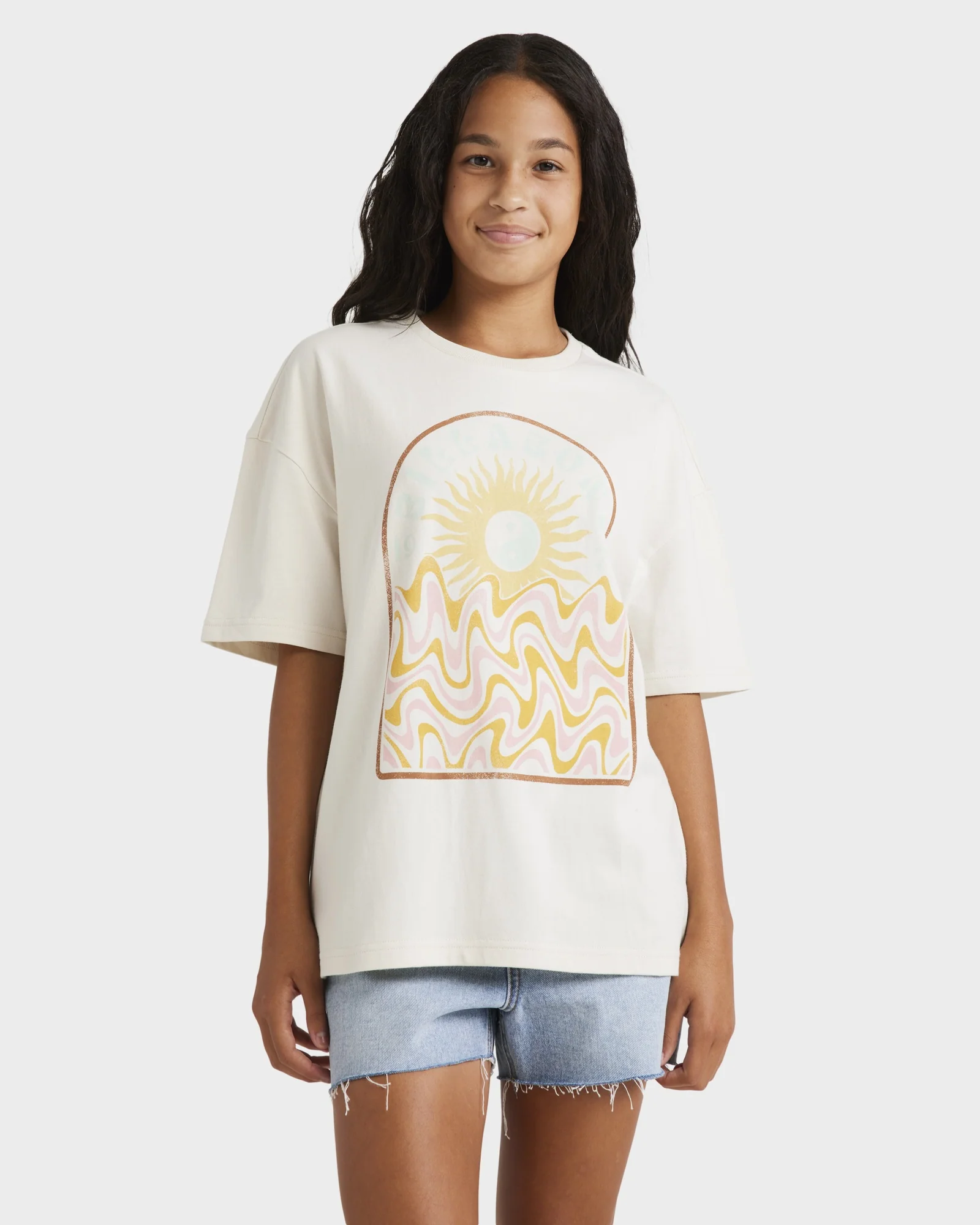 Girls 6-14 Groovy Nature T-Shirt - Image 2