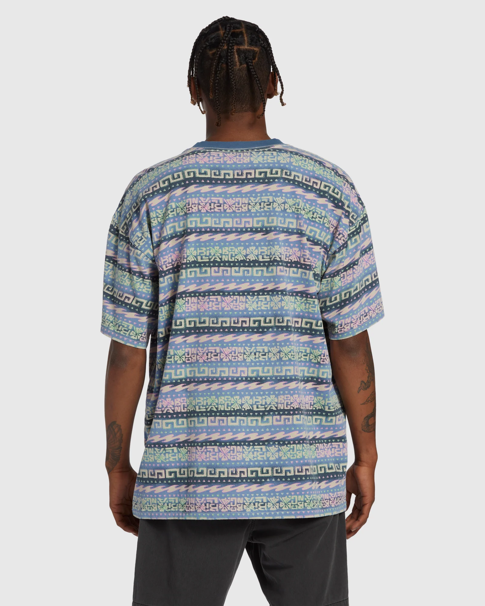 Mens Halfrack Crew T-Shirt - Image 3