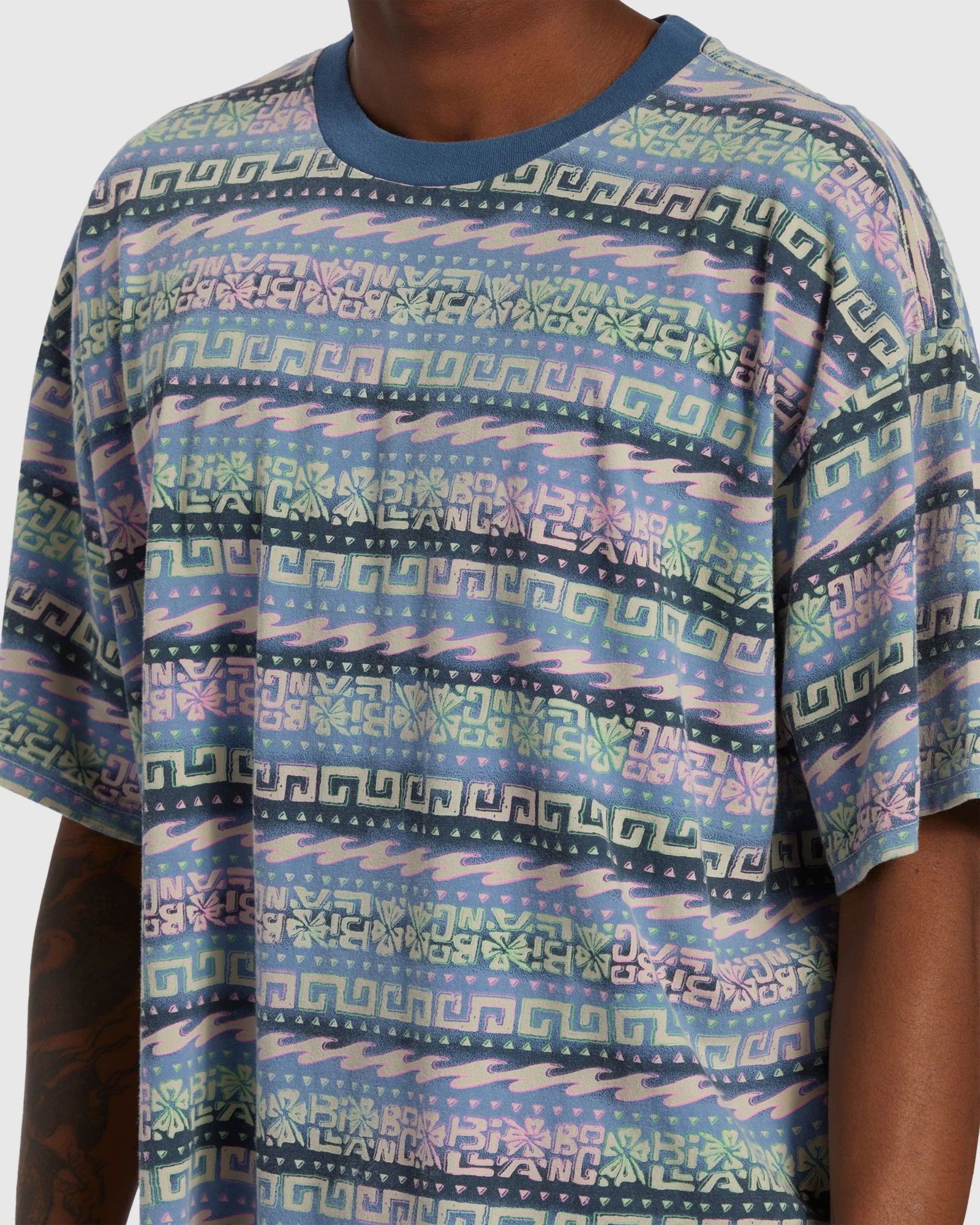 Mens Halfrack Crew T-Shirt - Image 4