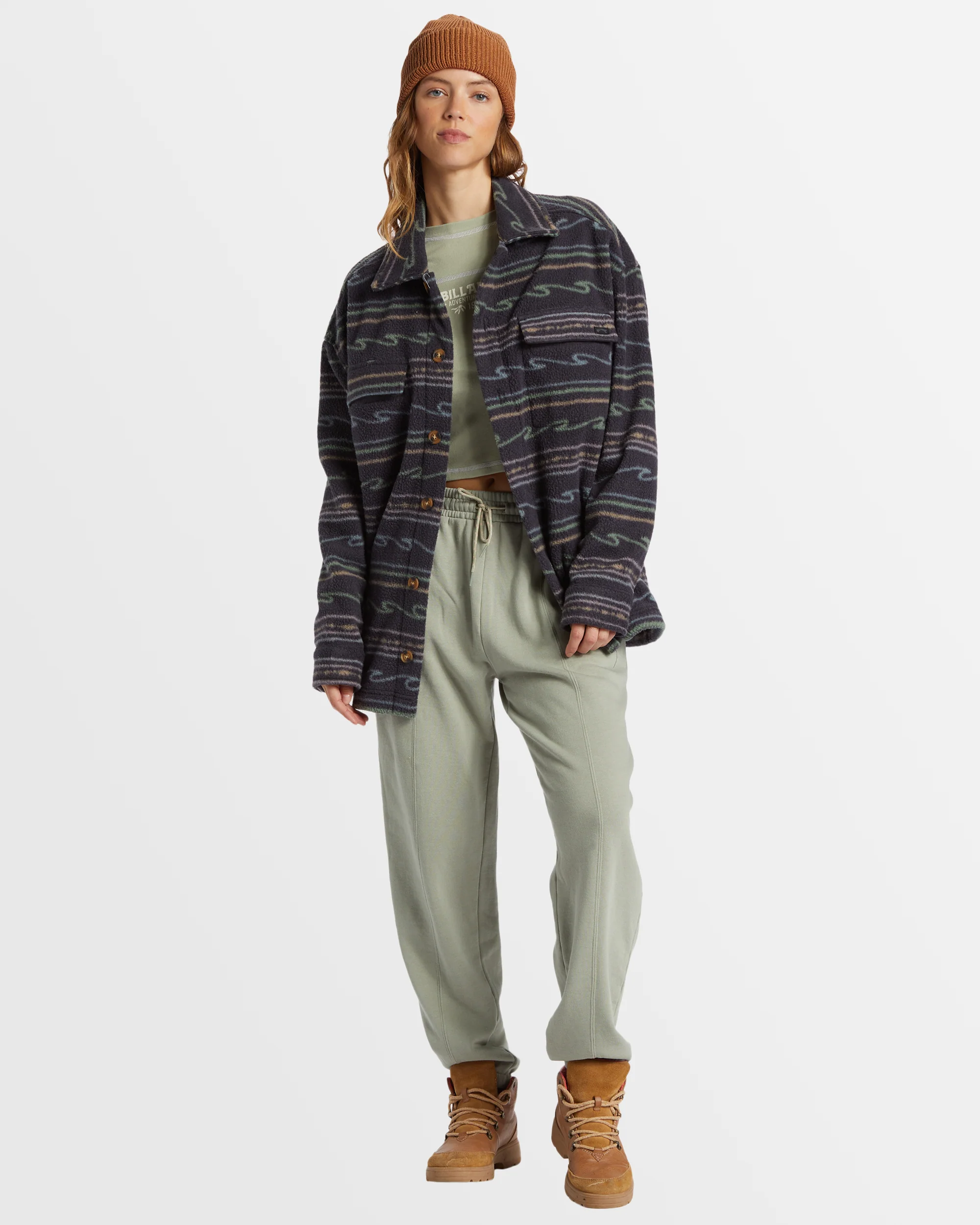 Womens Happy Camper Shacket - Image 5