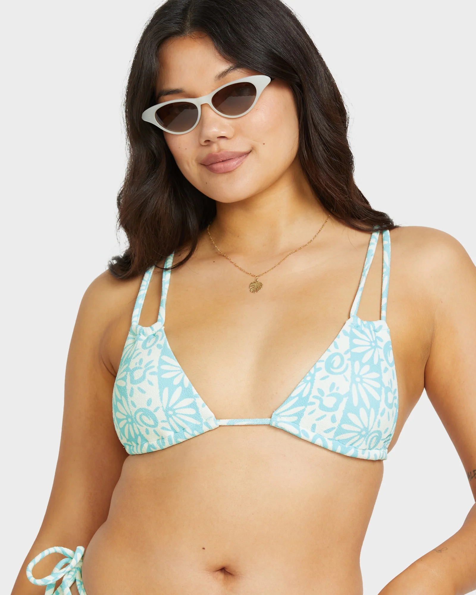 Womens Happy Dance Avery Slide Triangle Bikini Top - Image 4