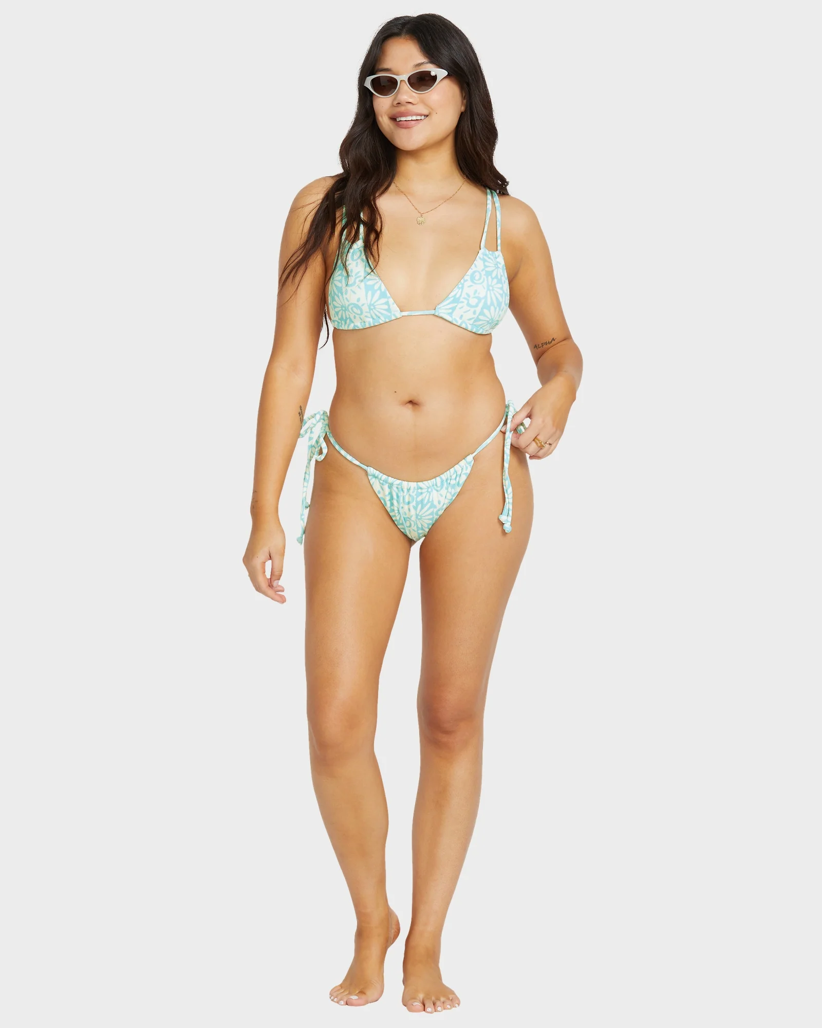 Womens Happy Dance Avery Slide Triangle Bikini Top - Image 5