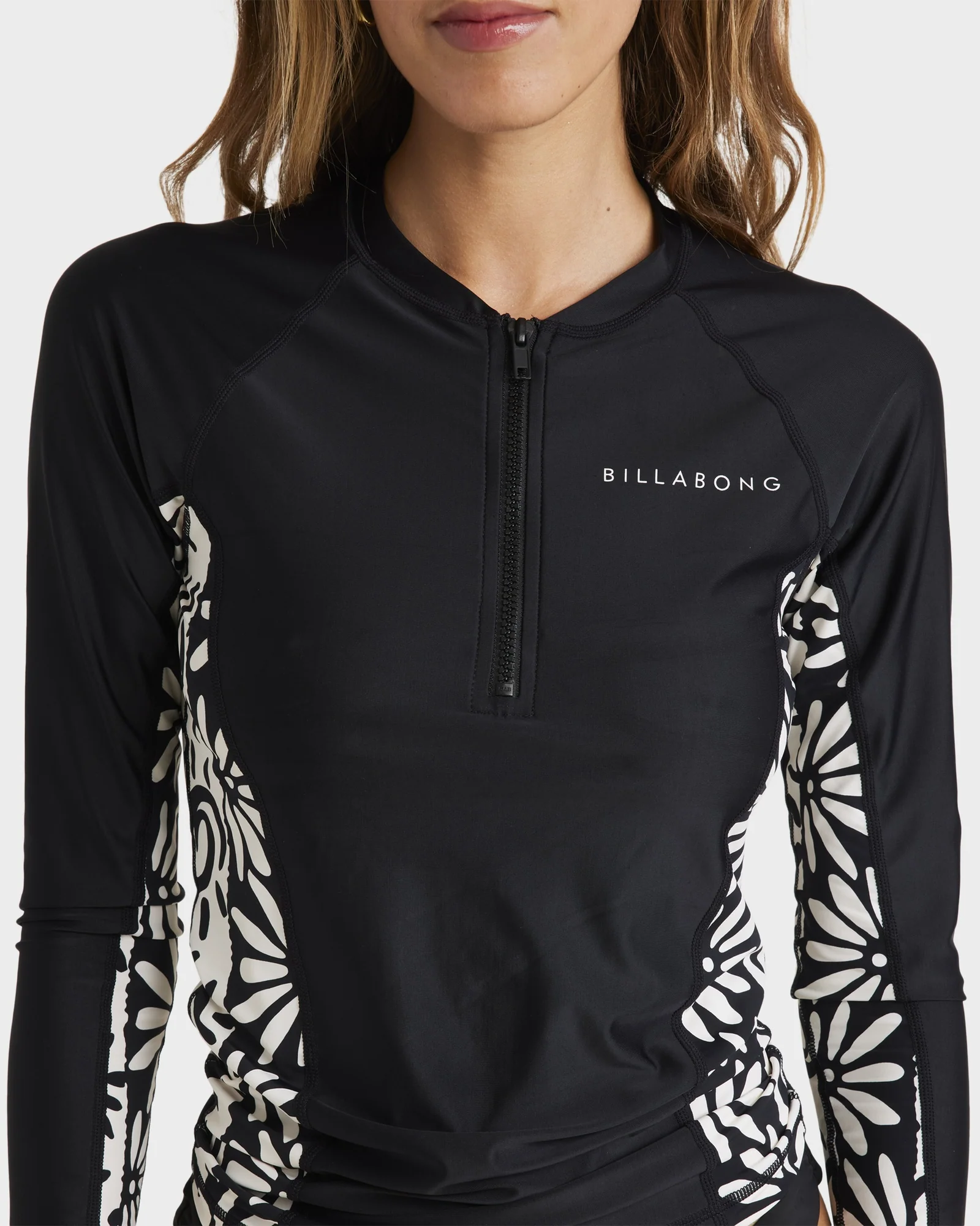 Womens Happy Dance Reef Break Long Sleeve Rash Vest - Image 4