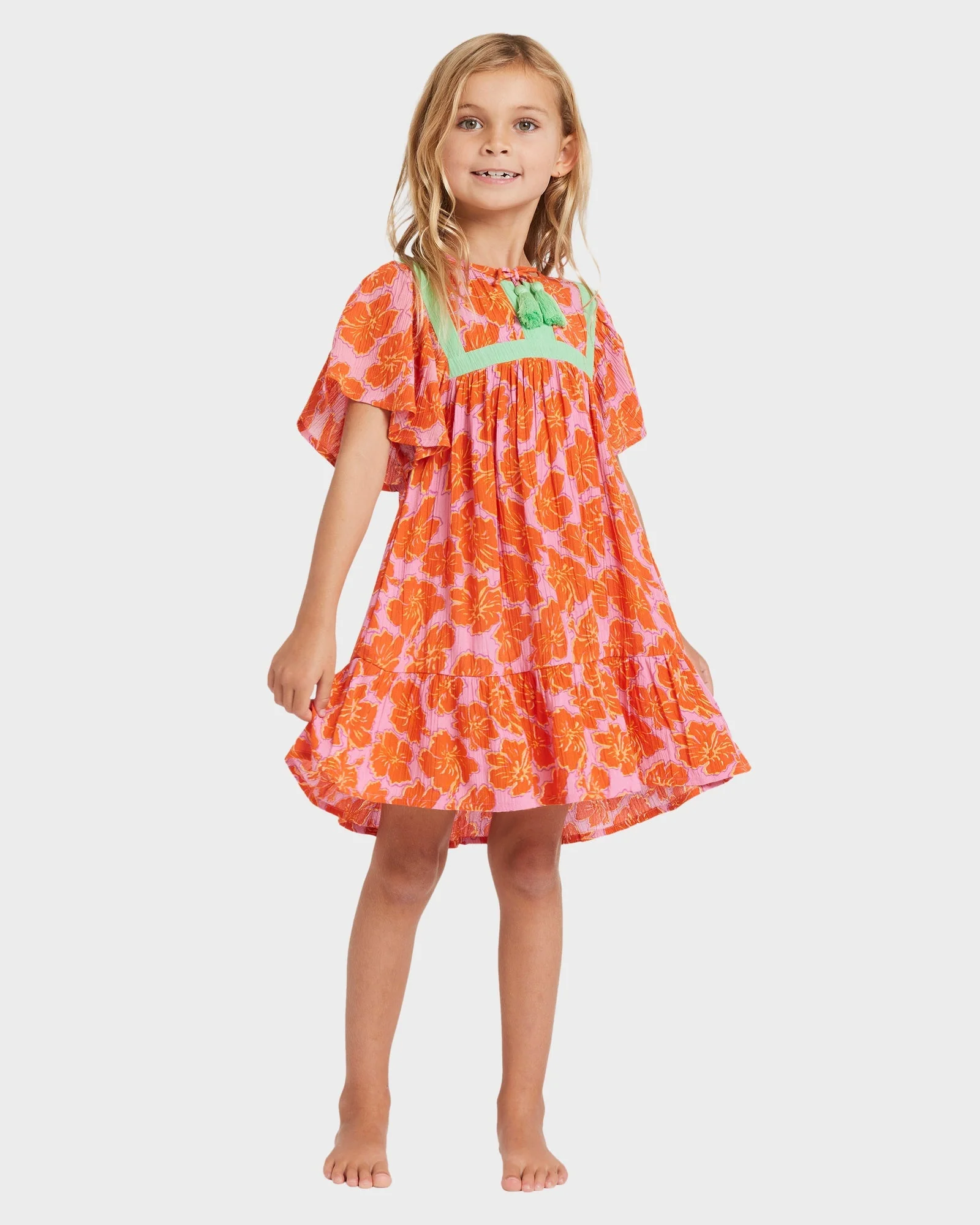 Girls 0-5 Happy Hibiscus Dress - Image 4