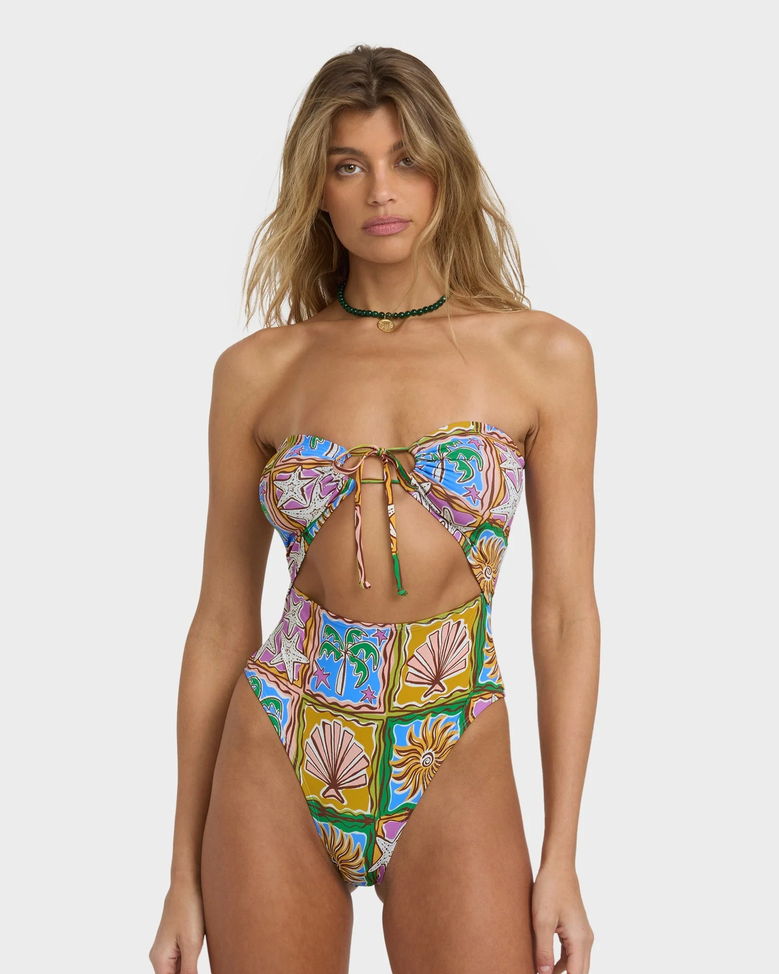 Womens Heat Dream Andrew High One Piece Swimsuit - Image 2