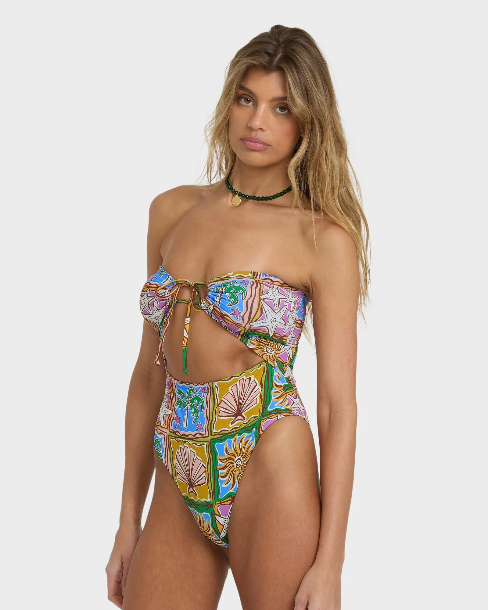 Womens Heat Dream Andrew High One Piece Swimsuit - Image 4