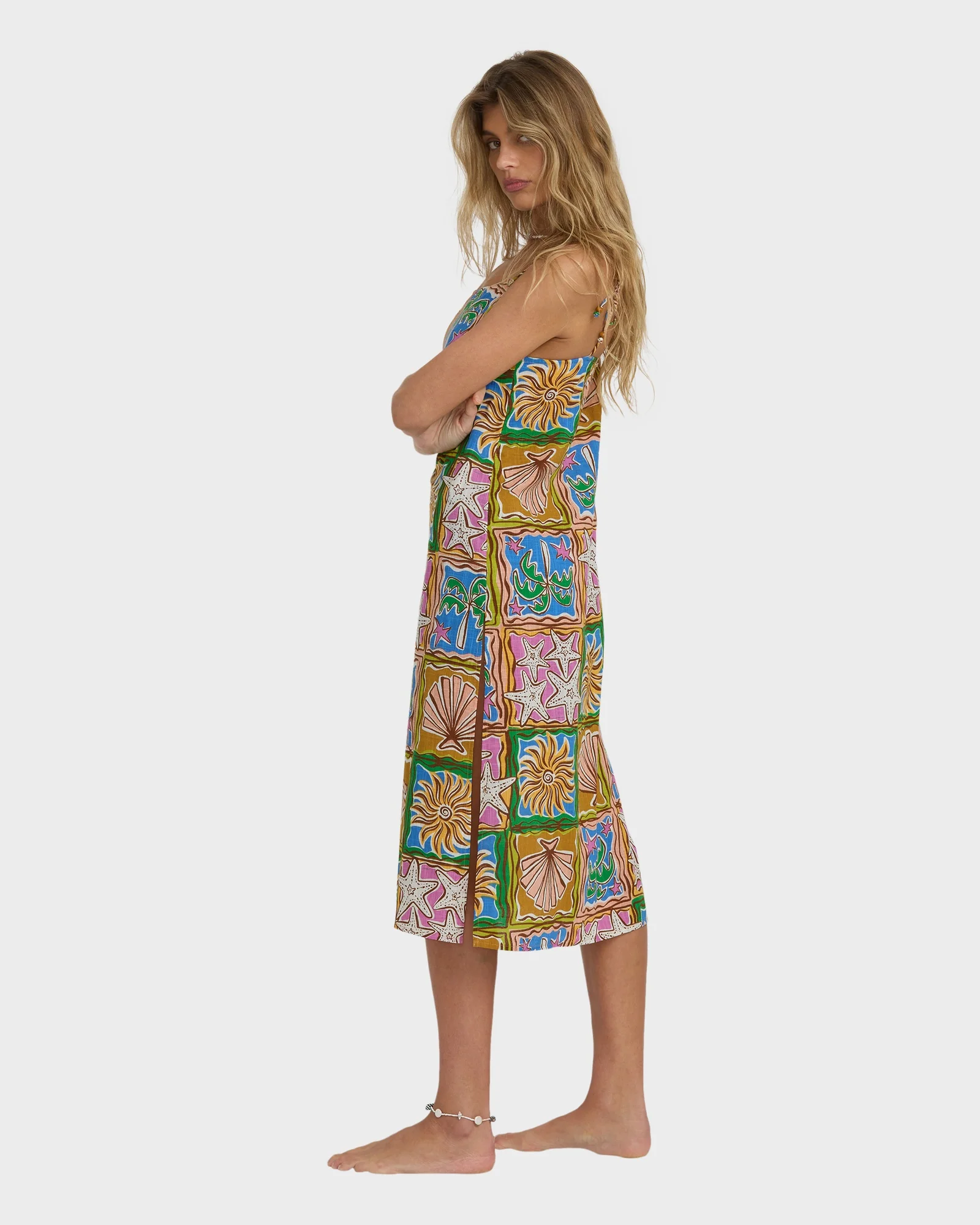Womens Heat Dream Midi Dress - Image 4