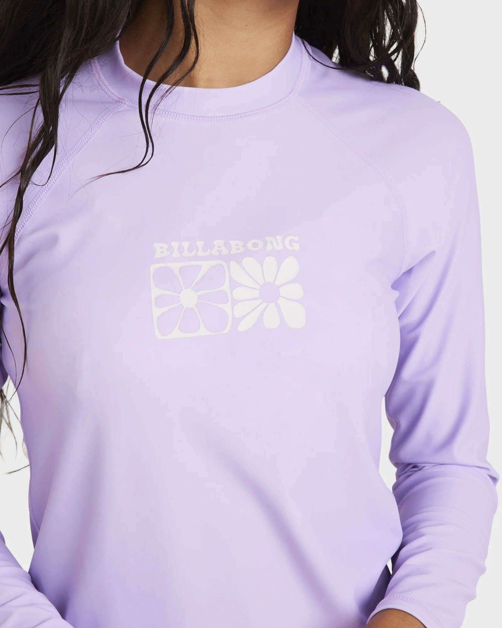 Girls 6-16 Heat Wave Long Sleeve Rash Vest - Image 4