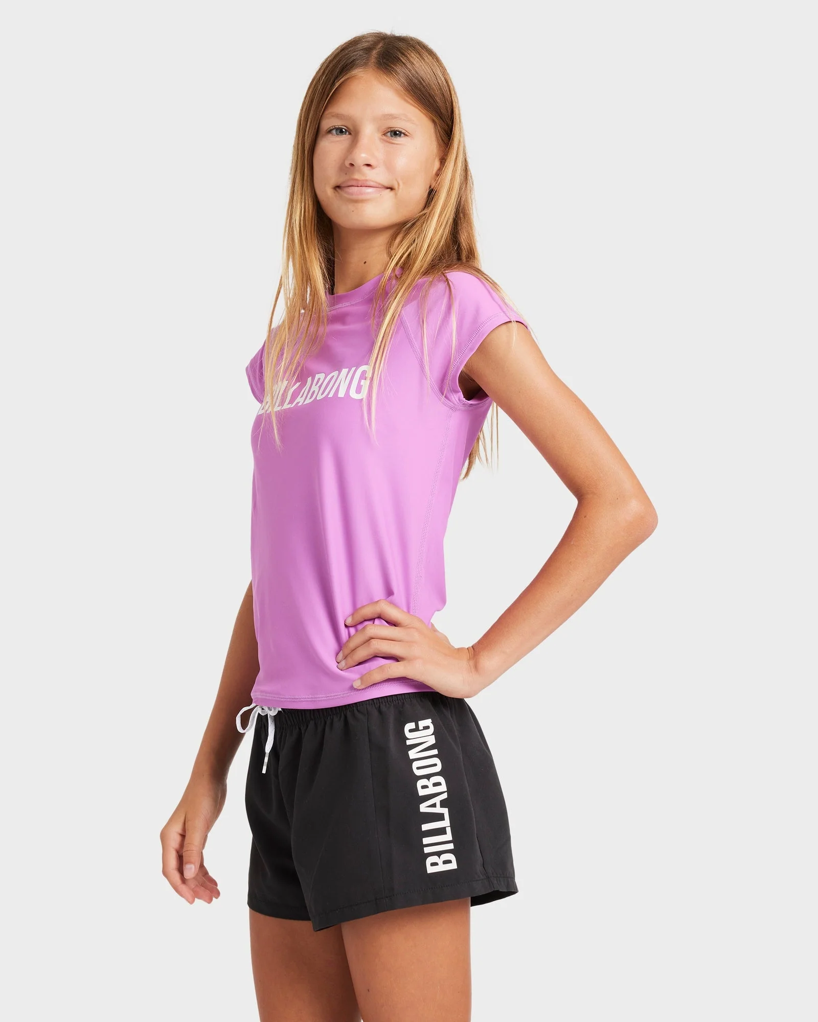 Girls 6-14 Heat Wave Rash Vest - Image 3