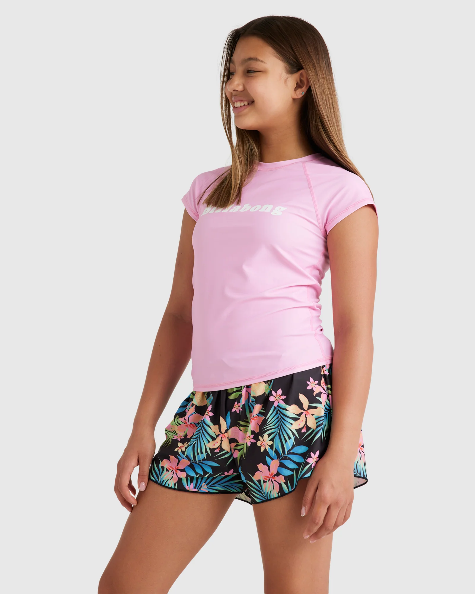 Girls 2-16 Heat Wave Rash Vest - Image 2