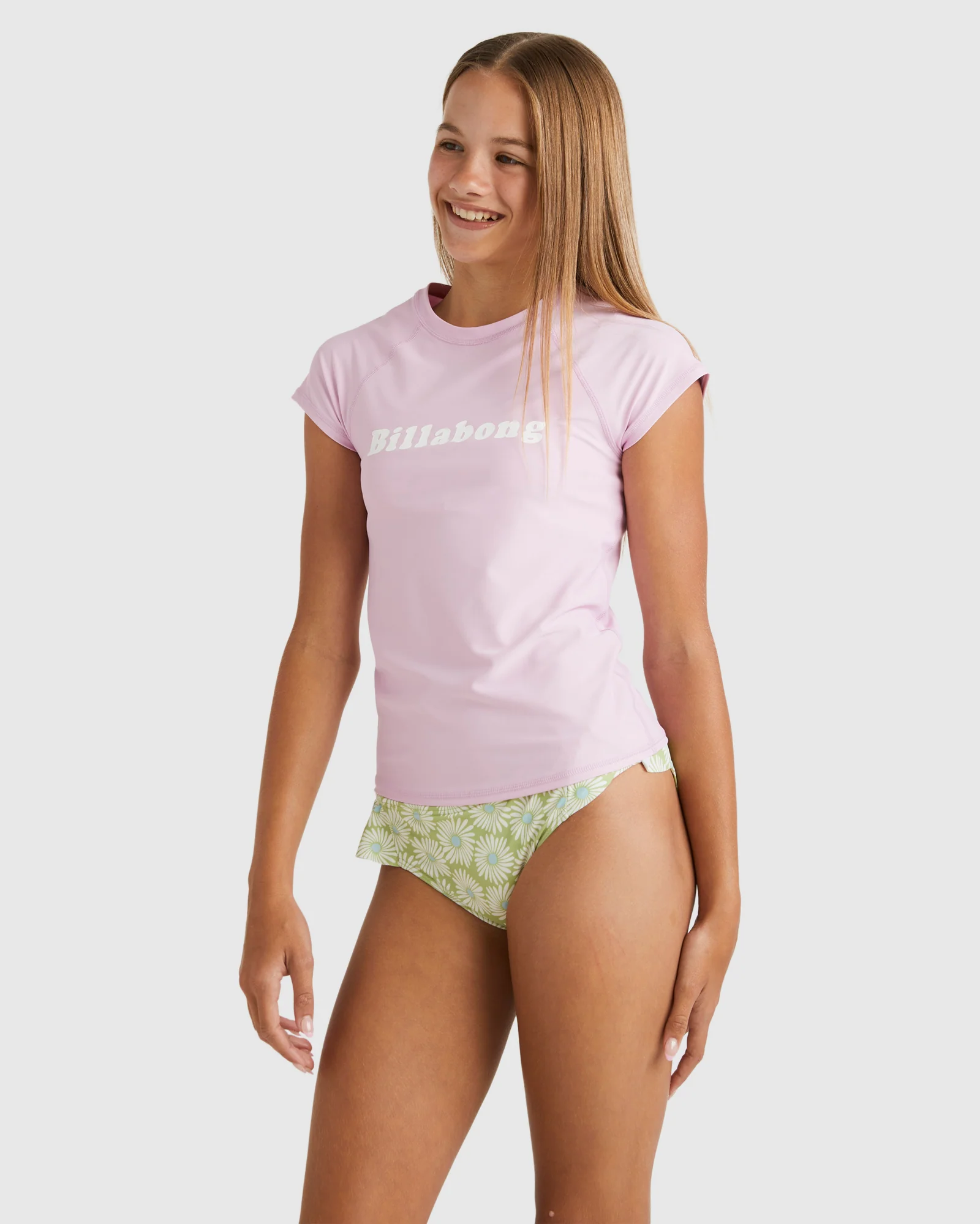 Girls 6-16 Heat Wave Rash Vest - Image 2