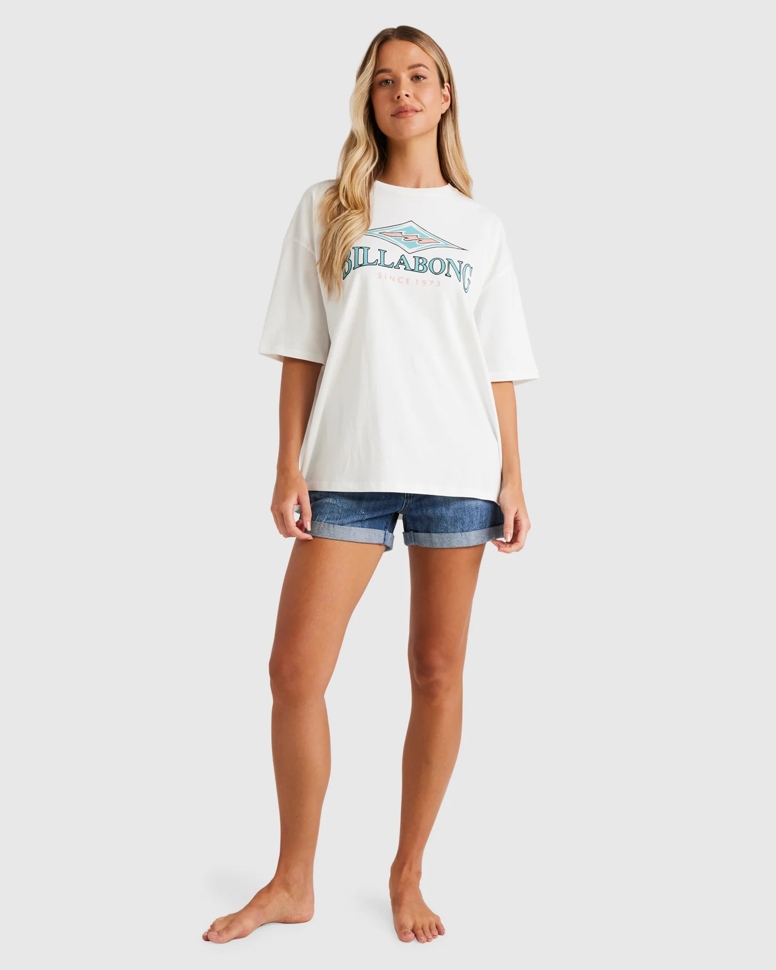 Womens Heritage Diamond T-Shirt - Image 5