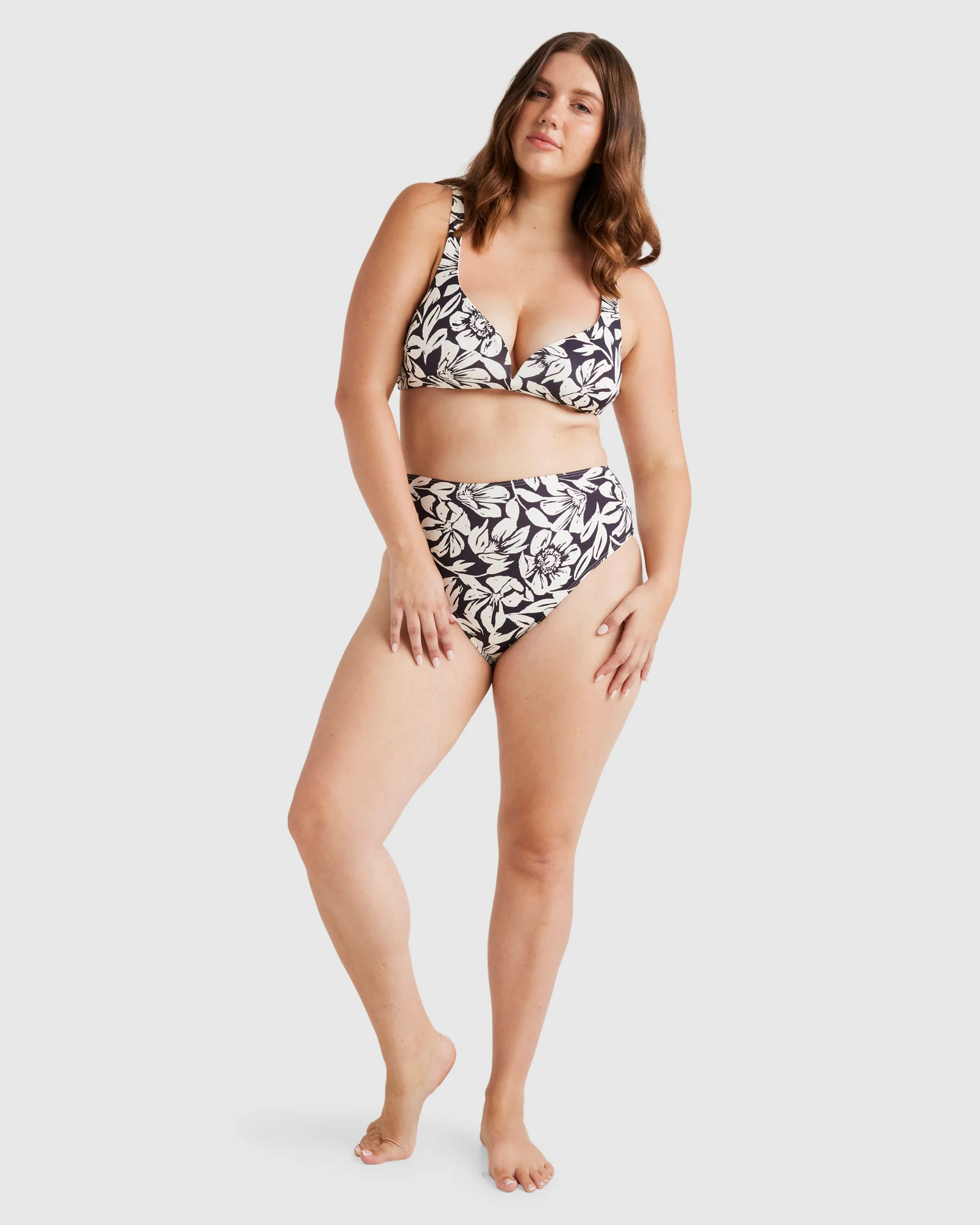 Womens Hi Times High Retro Pant Bikini Bottom - Image 10