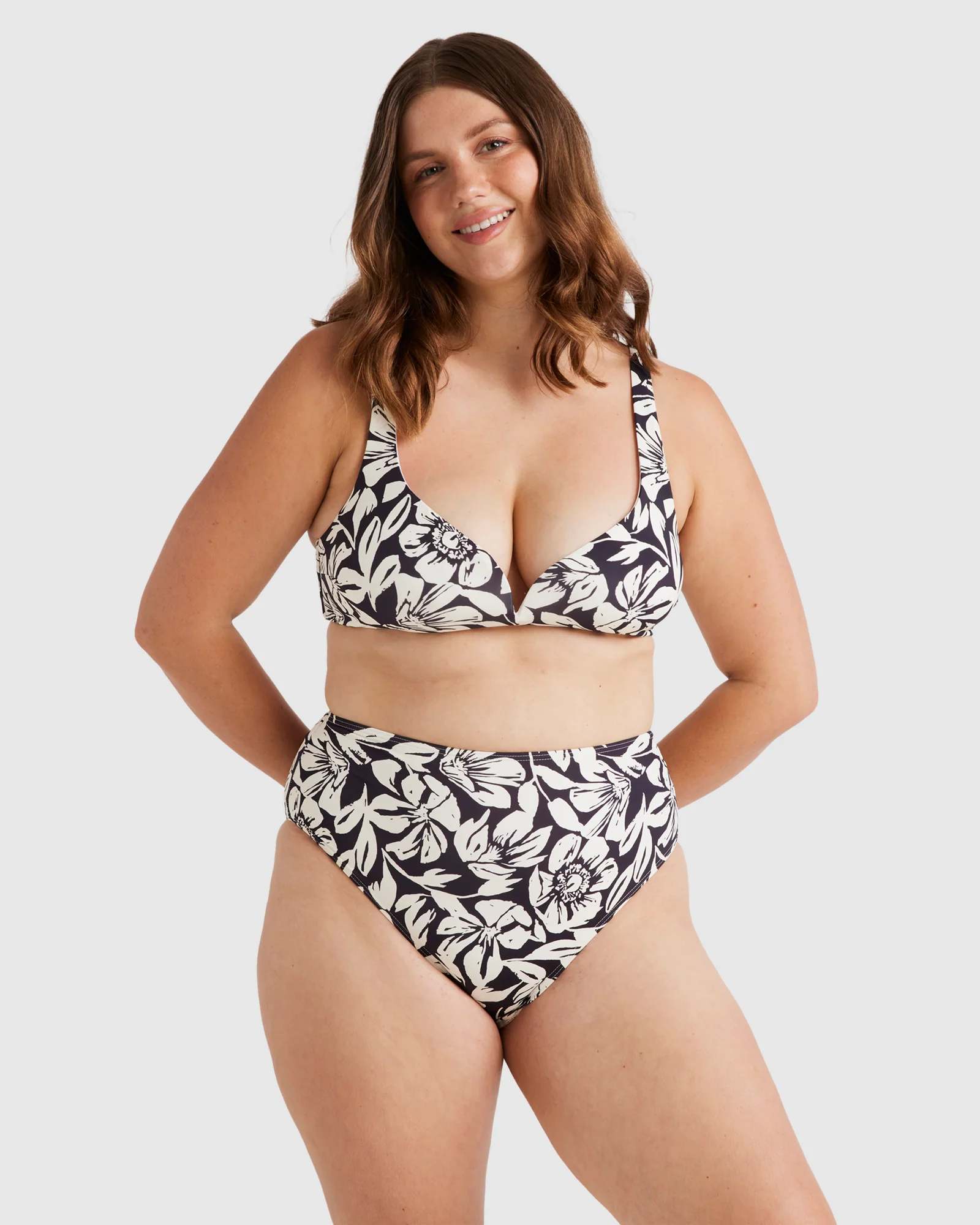 Womens Hi Times High Retro Pant Bikini Bottom - Image 8