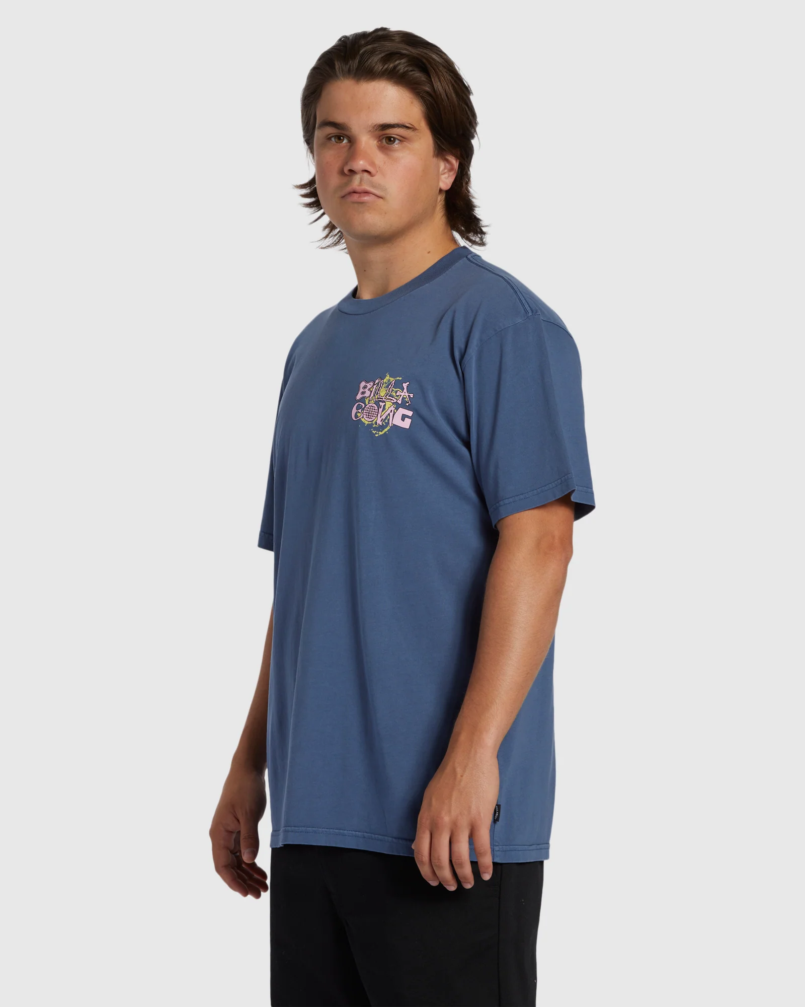 Mens High Tide Wave Wash T-Shirt - Image 2