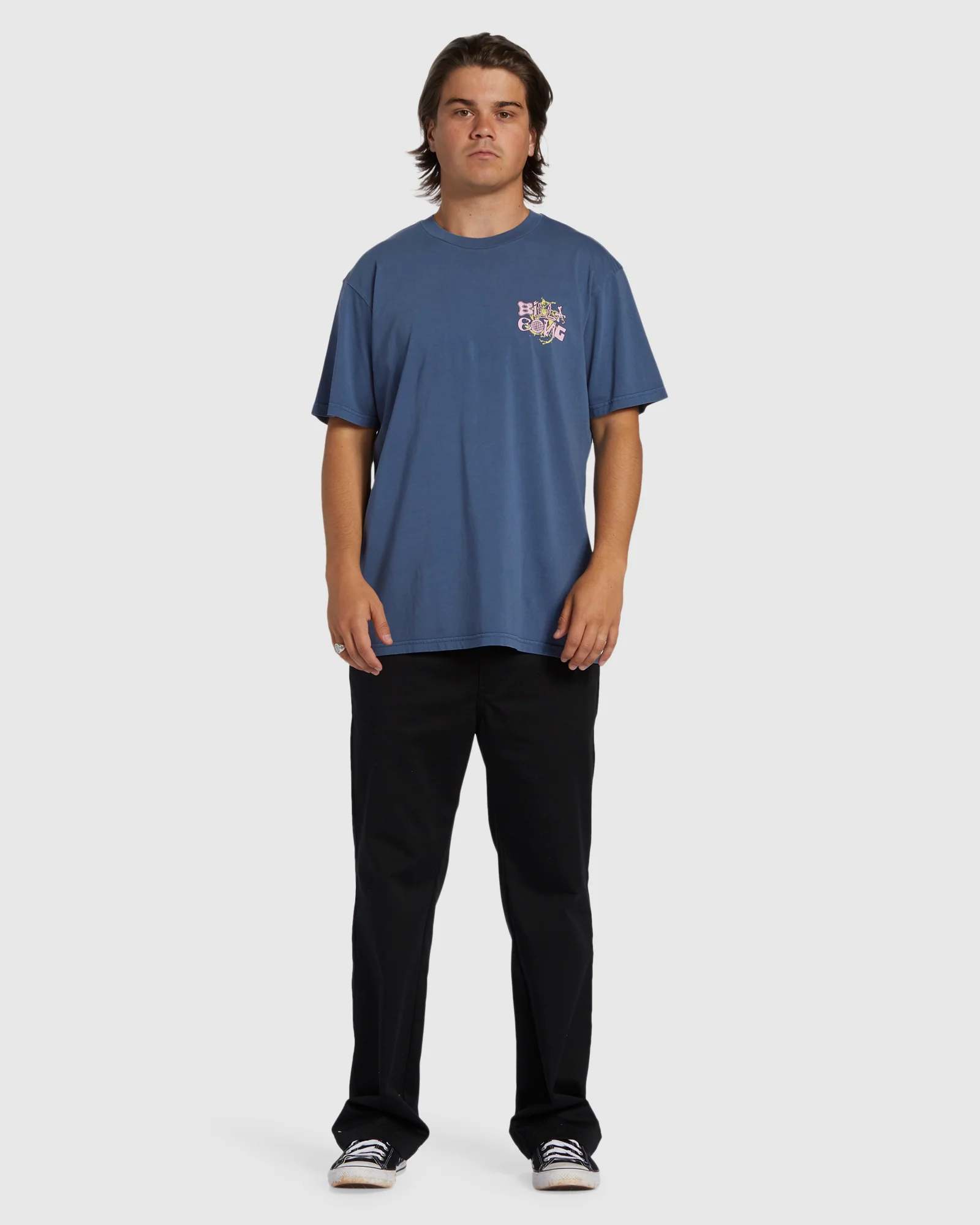 Mens High Tide Wave Wash T-Shirt - Image 5