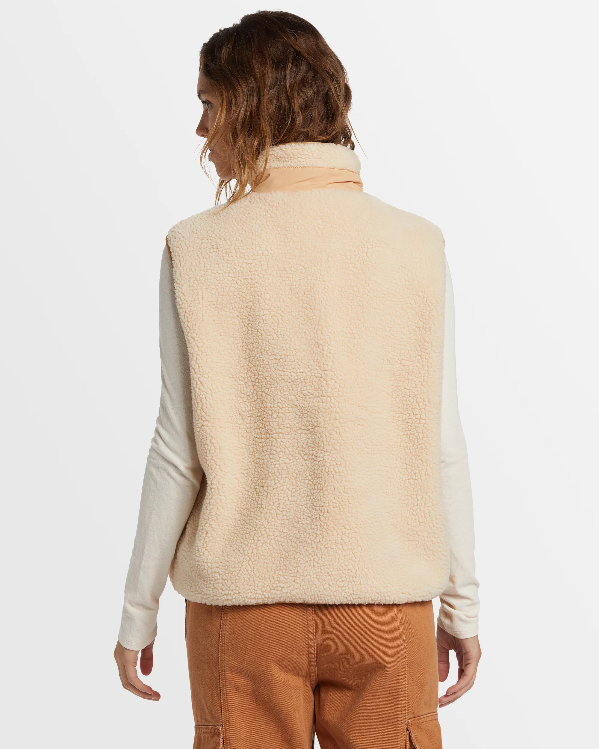 Womens Hike Up Fleece Vest - Image 4