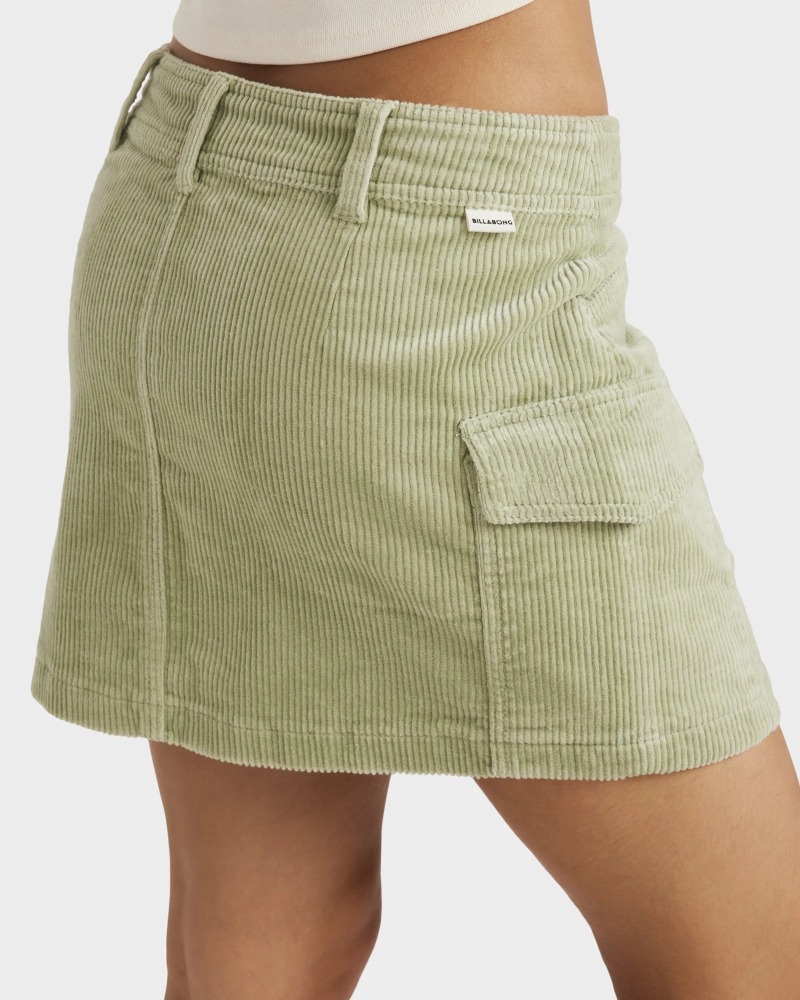 Womens Hilary Cargo Corduroy Mini Skirt - Image 7