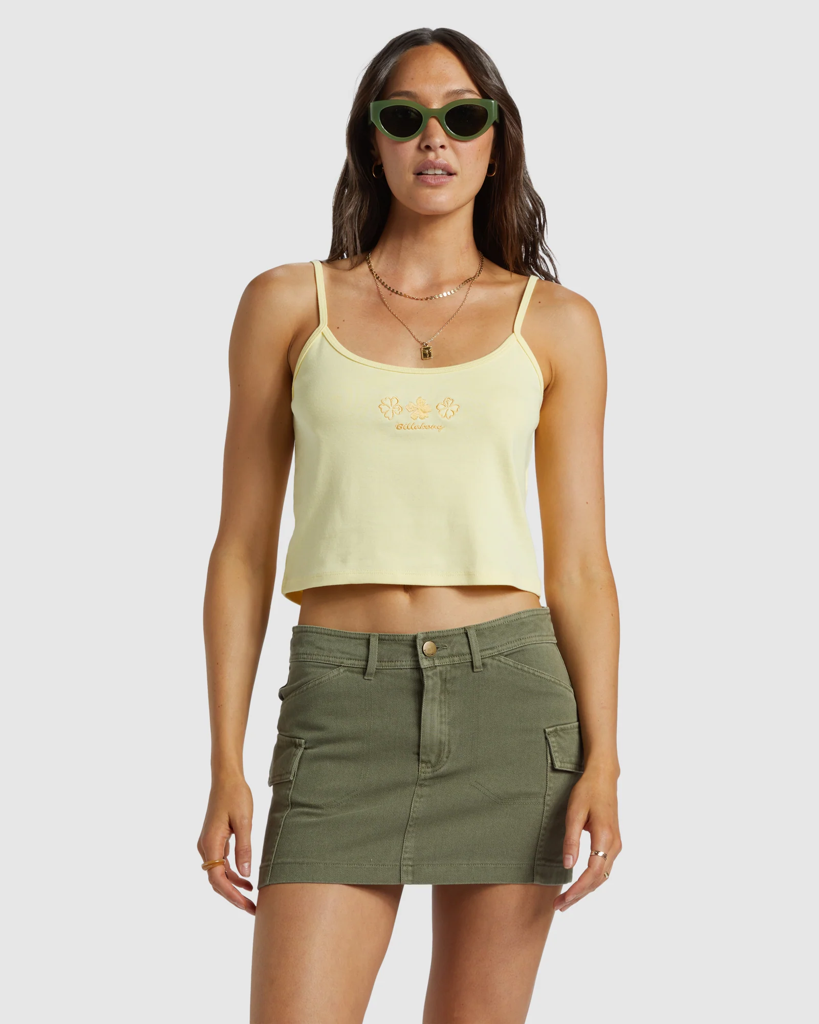 Womens Hilary Cargo Denim Skirt - Image 2