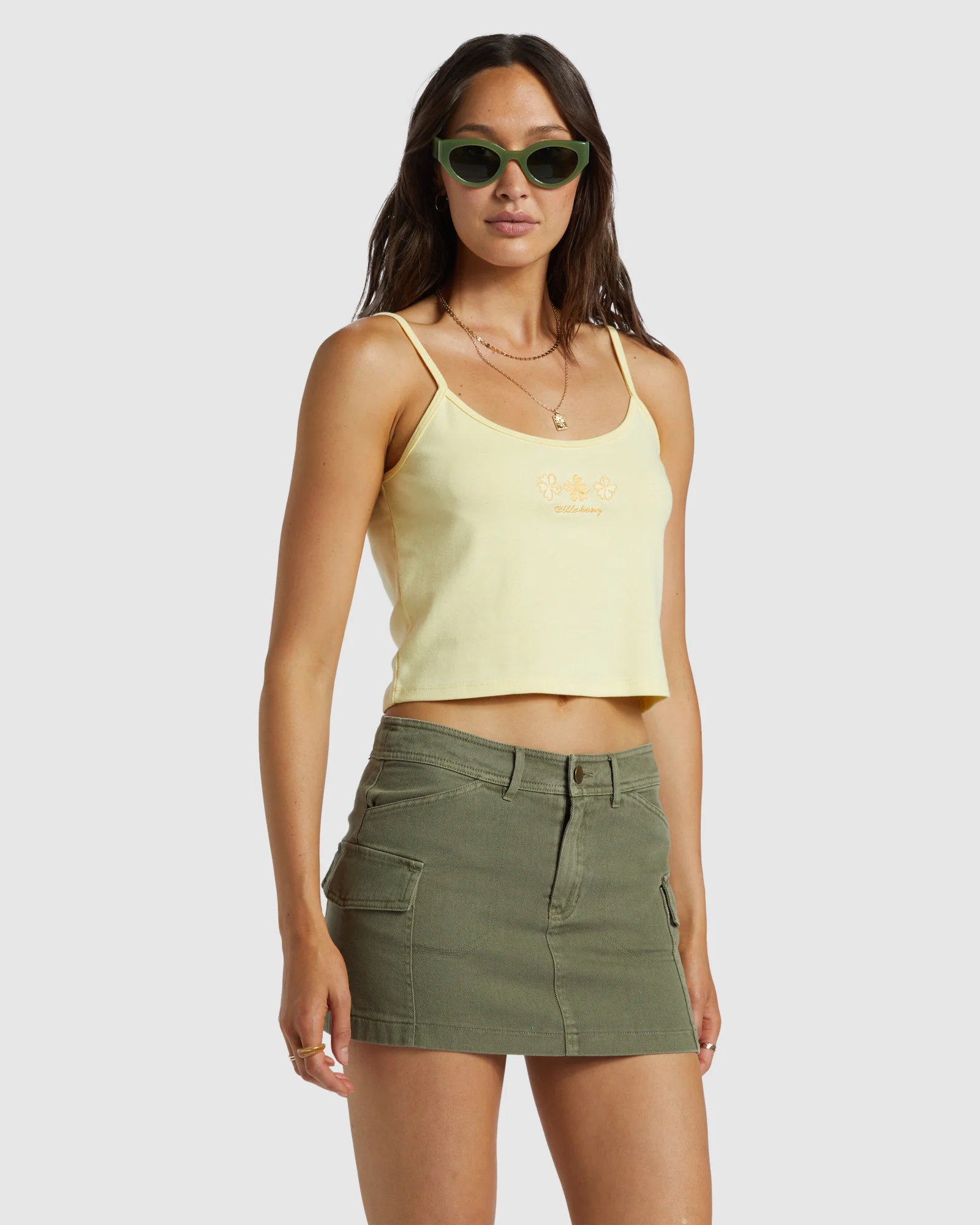 Womens Hilary Cargo Denim Skirt - Image 3