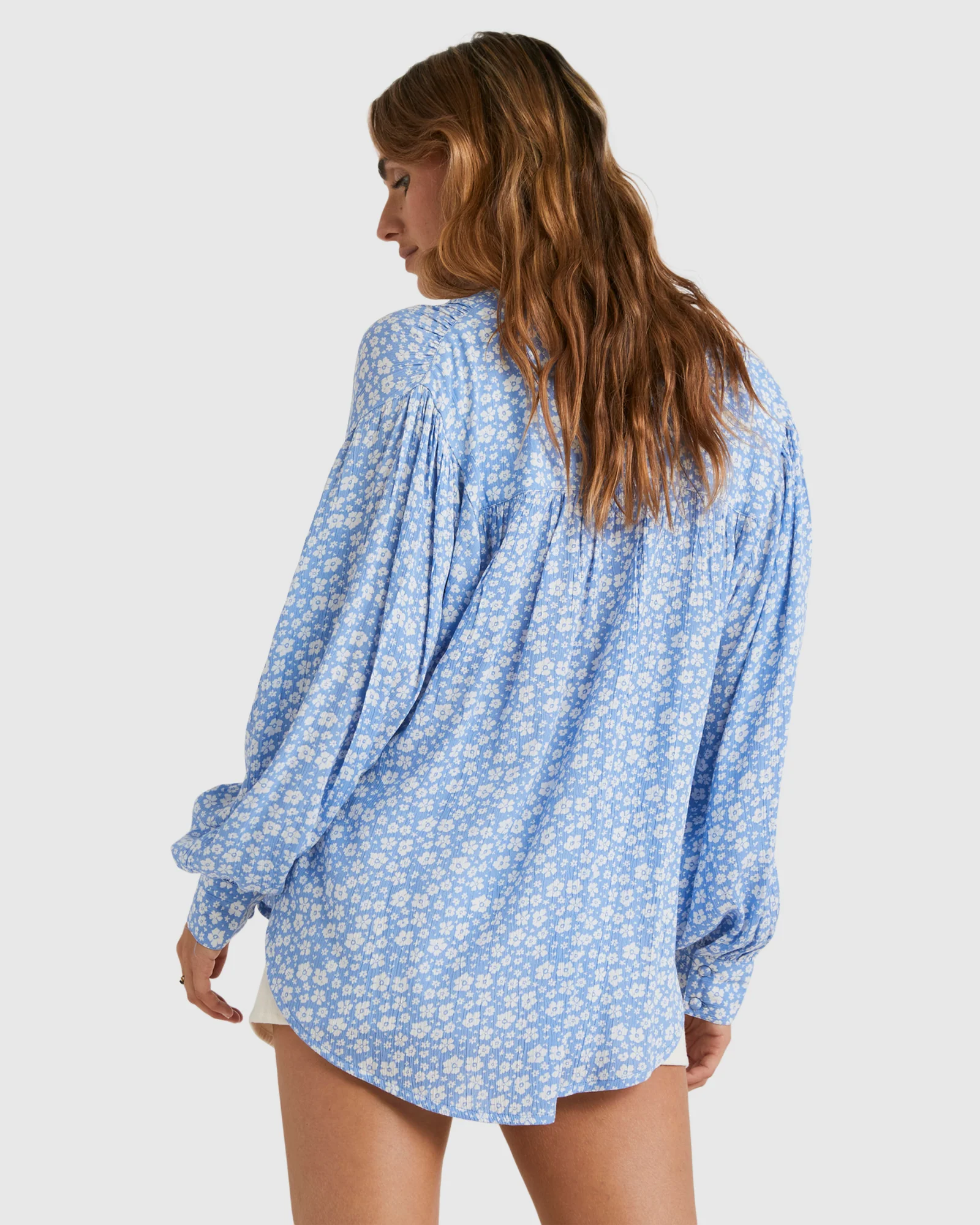 Womens Holiday La Mer Long Sleeve Shirt - Image 3
