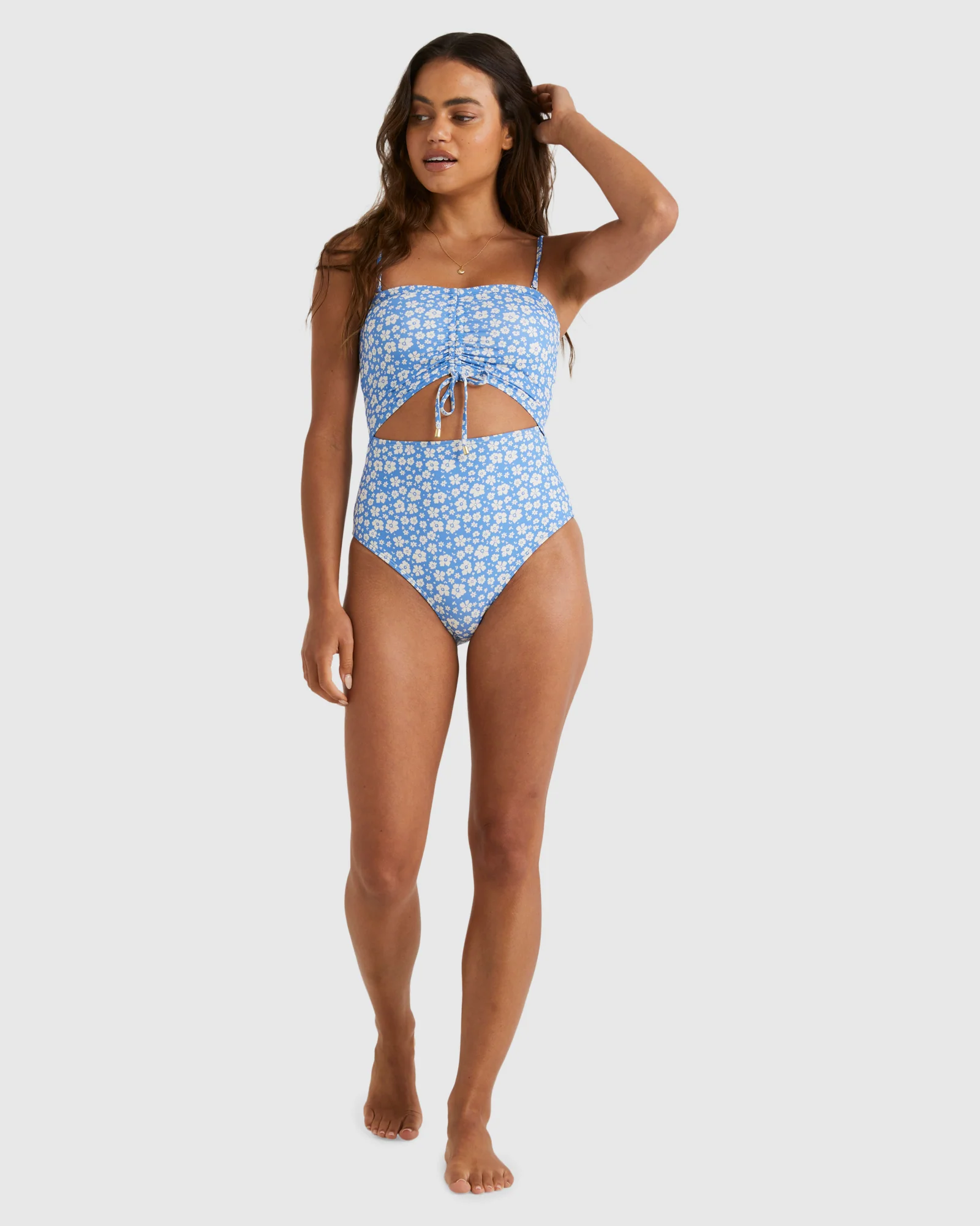 Womens Holiday Summer Bandeau One Piece - Image 5
