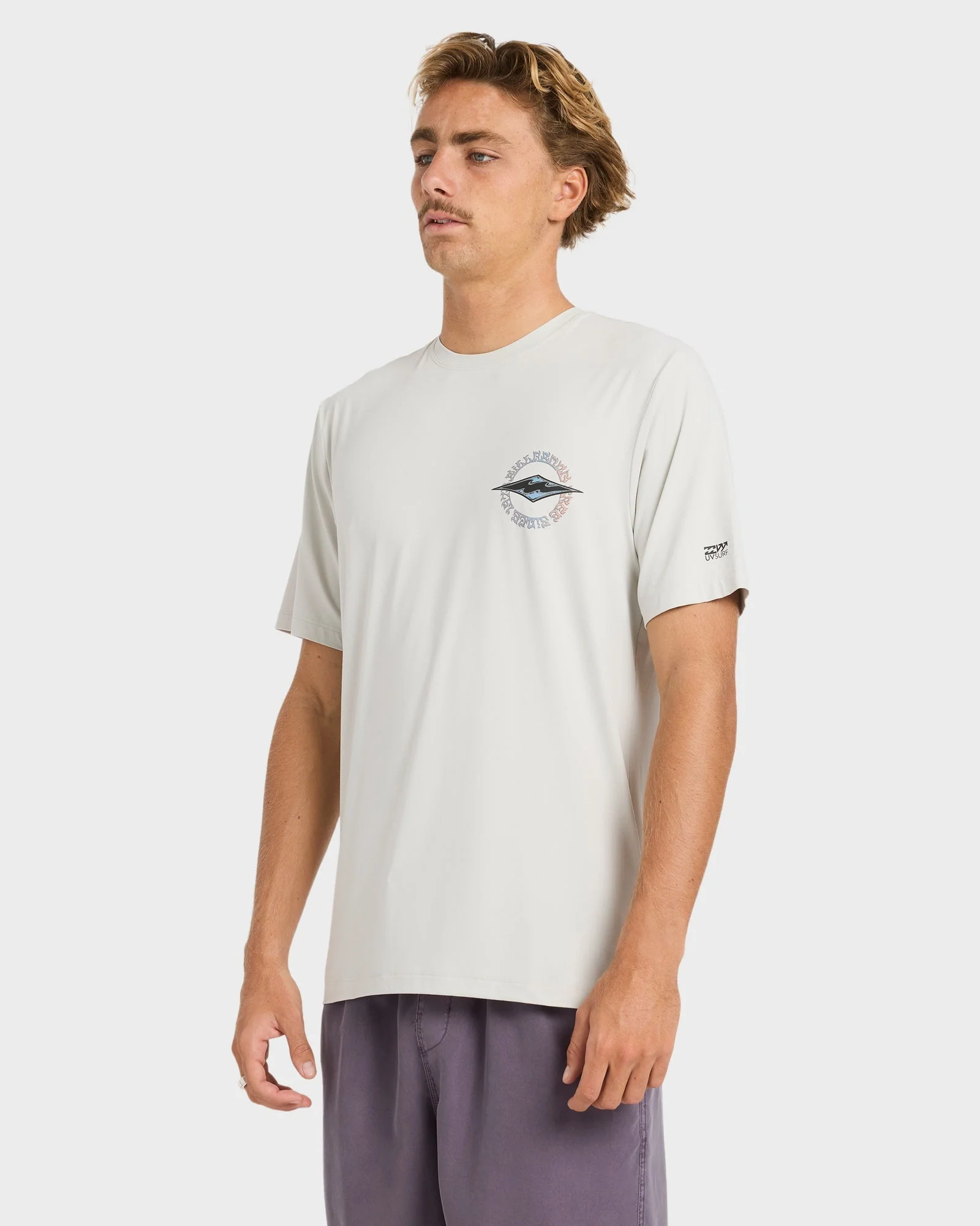 Mens Hollow Diamond Loose Fit Rash Vest - Image 3