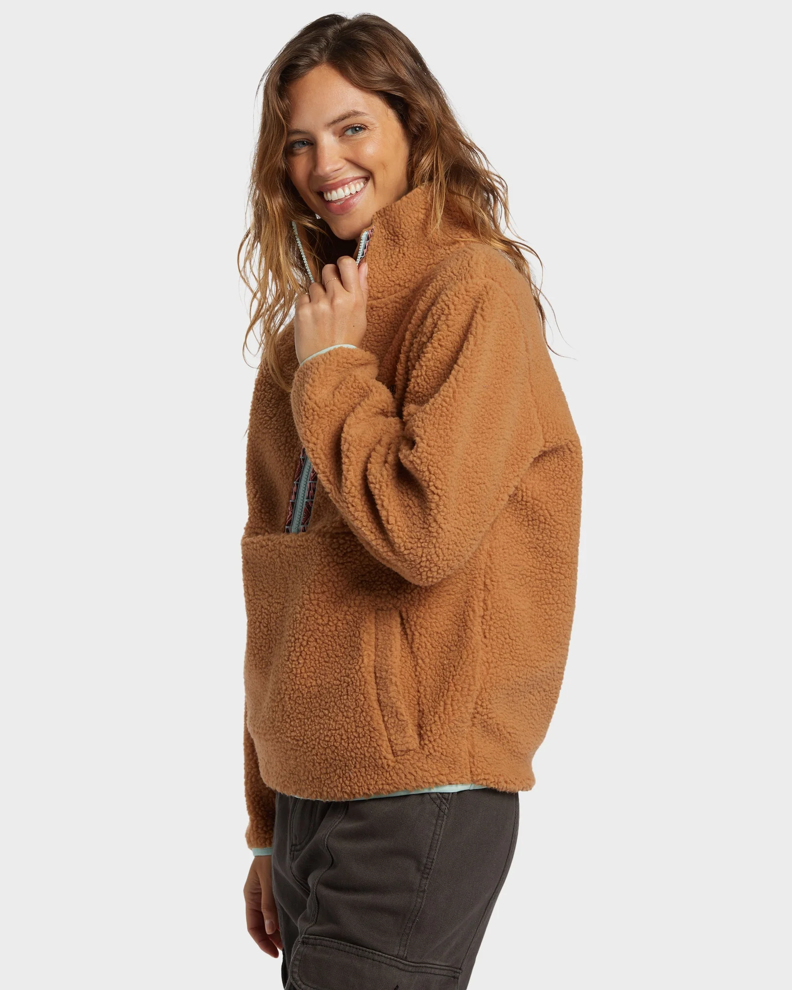 Womens Horizon Half Zip Fleece Pullover - Image 2