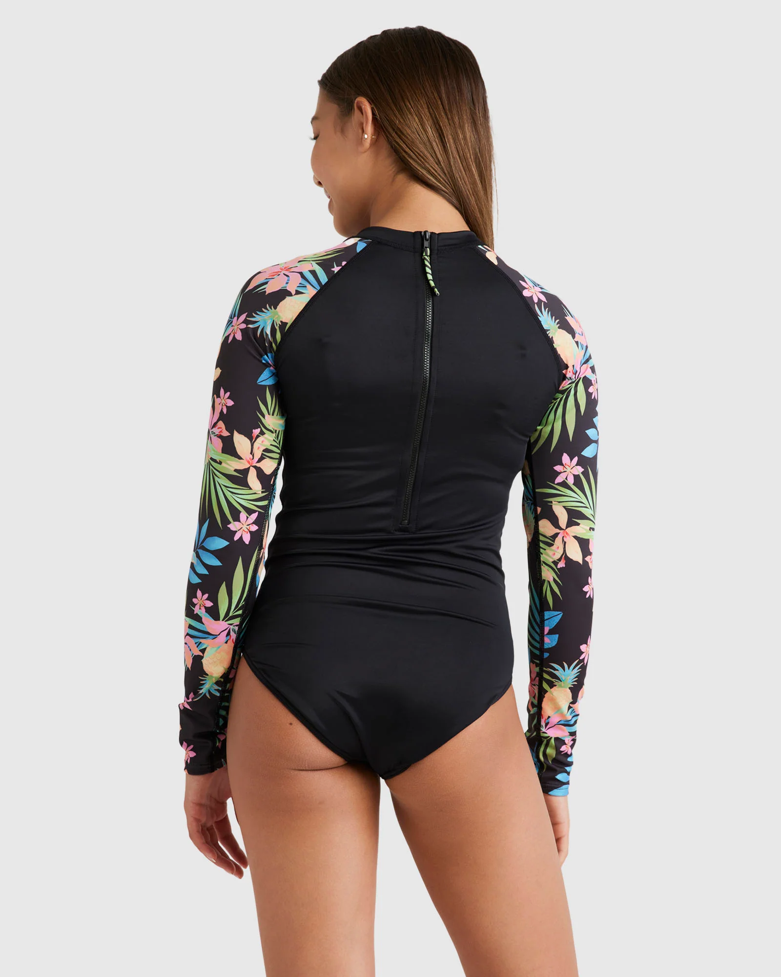 Girls 6-16 In Da Jungle Long Sleeve Bodysuit - Image 3