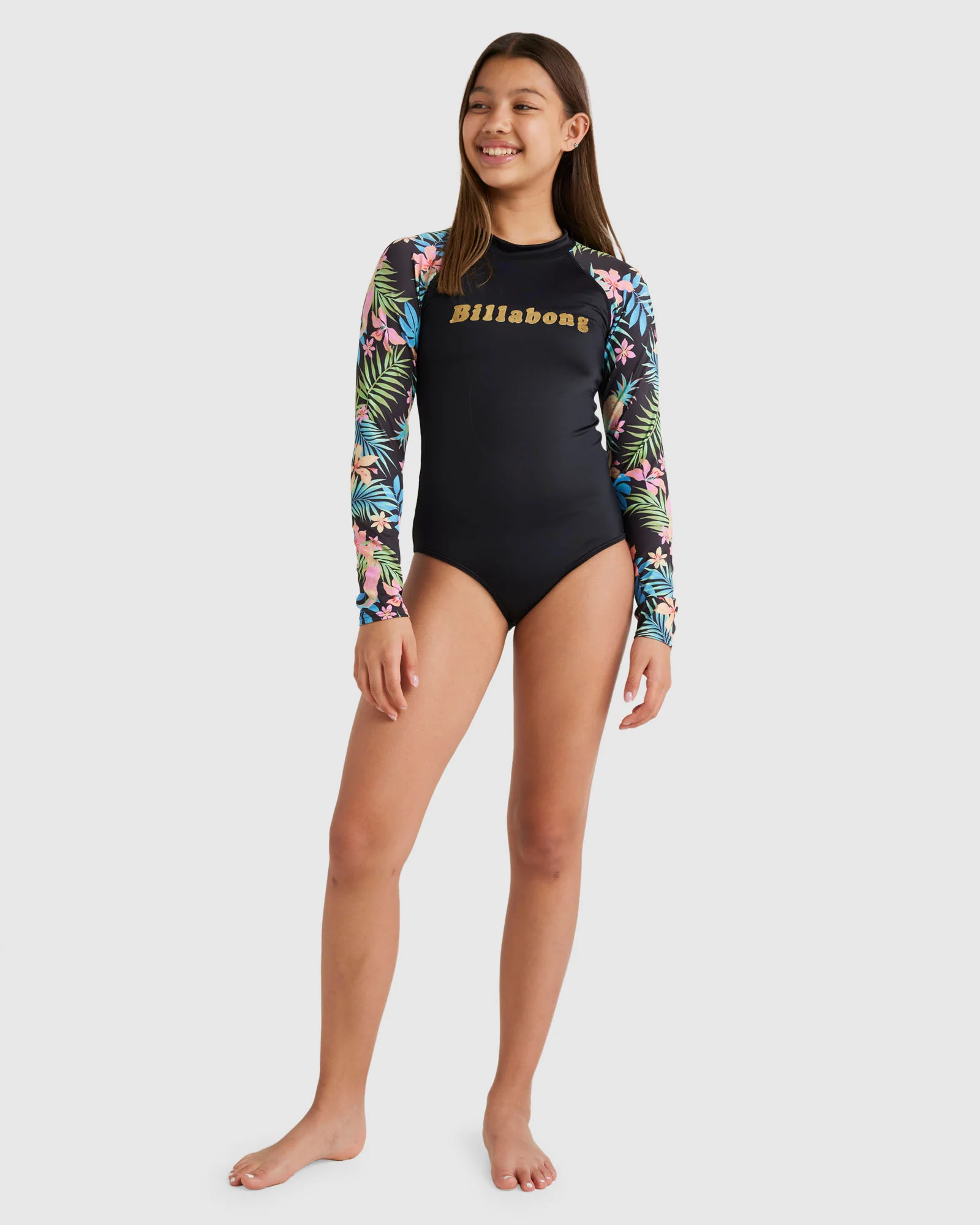 Girls 6-16 In Da Jungle Long Sleeve Bodysuit - Image 5